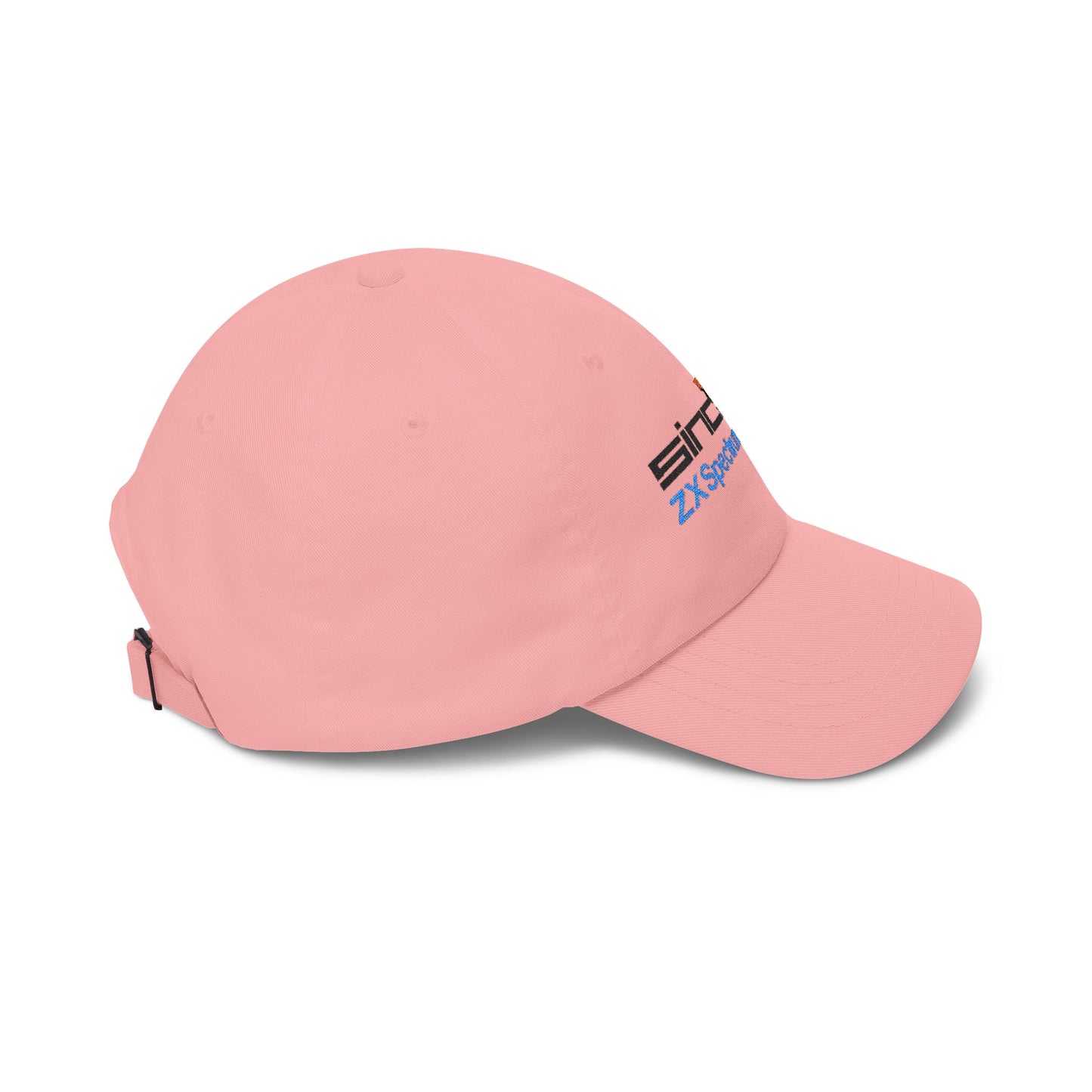 Spectrum Computer Cap with Retro Red Winged Snake Logo - Vintage Athletic Baseball Hat