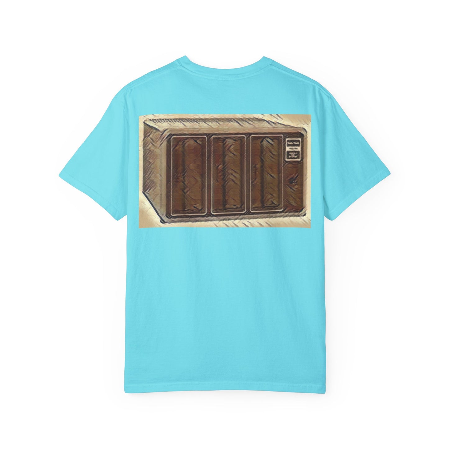 Classic Business Machine With Floppy Disk Bay T-Shirt - Mixed Art Sepia