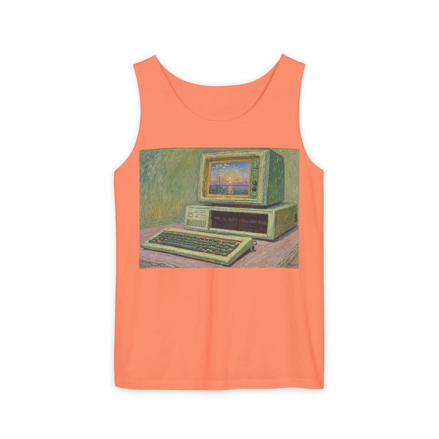 Classic PC Tank Top | Unisex Retro Graphic Tee for Tech Lovers, Summer Fashion, Gift for Nerds, Festival Wear, 80s Style