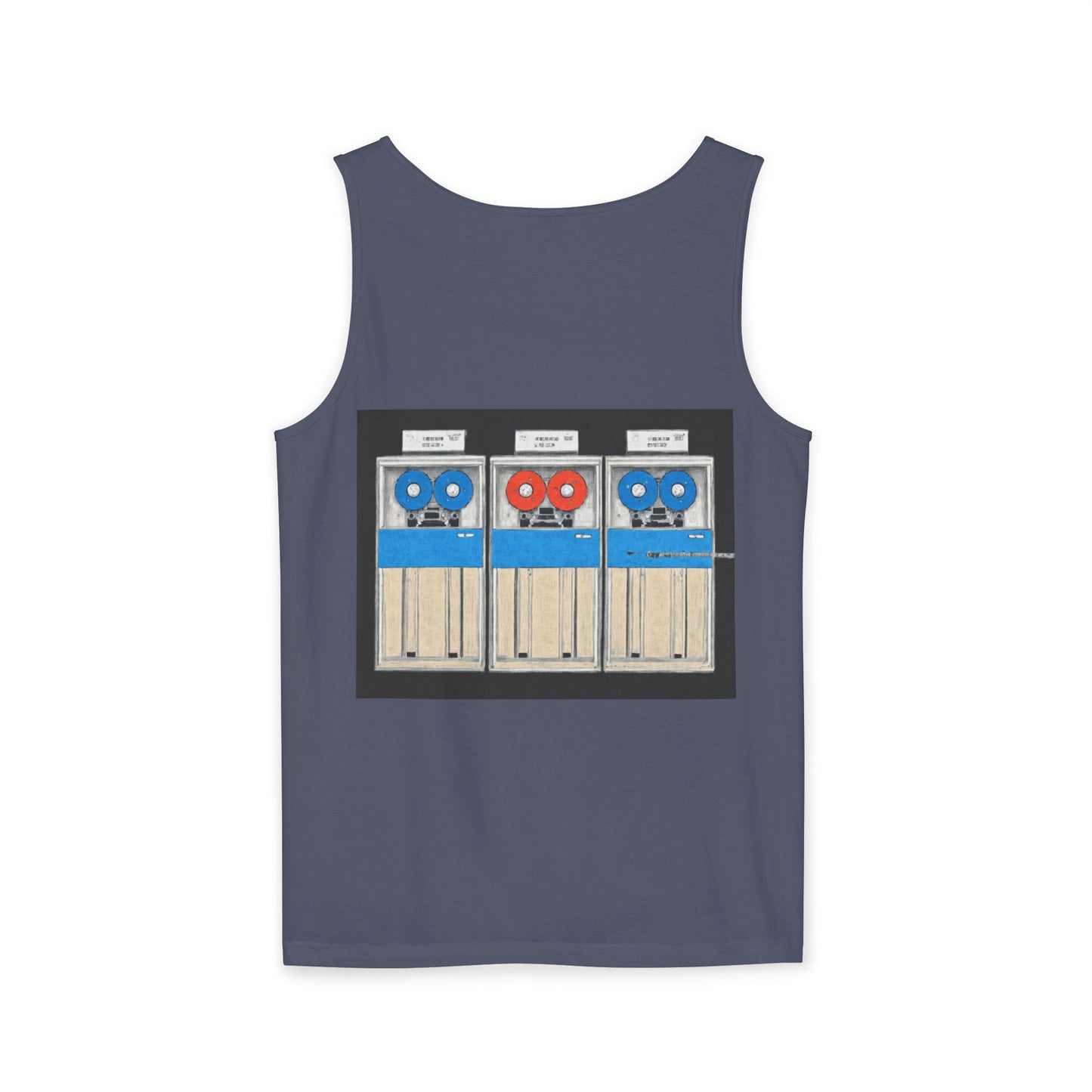 Mainframe Inspired Tank Top | Unisex Retro Graphic Tee for Tech Lovers, Summer Fashion, Gift for Nerds, Festival Wear, 80s Style