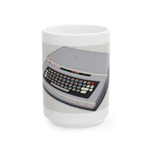 Vintage Computer Ceramic Mug | Classic Color Computer Pixel Art Color Design | Perfect for Tech Lovers