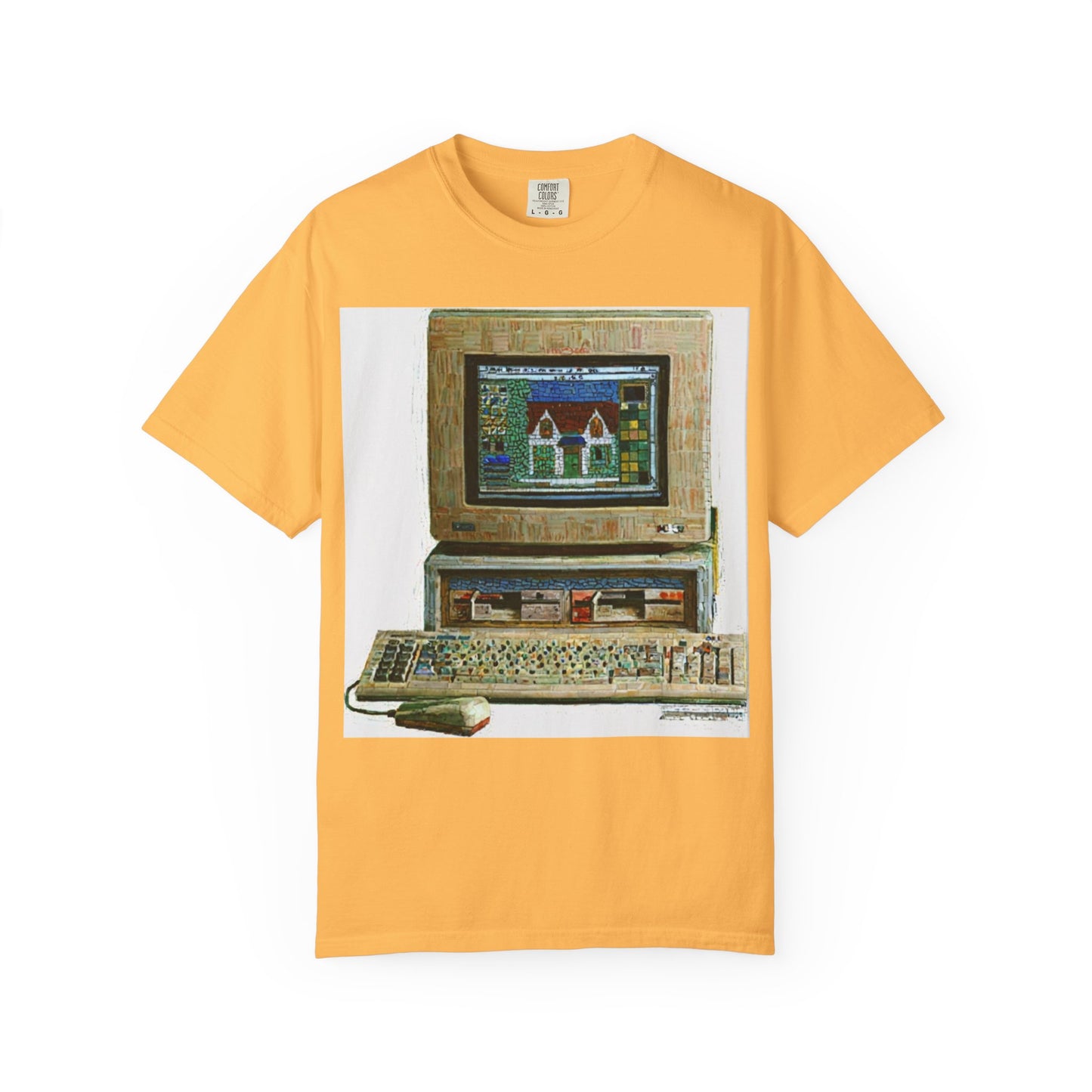 Classic business machine inspired T-Shirt | Oil Paint Art | Ideal for tech enthusiasts and collectors