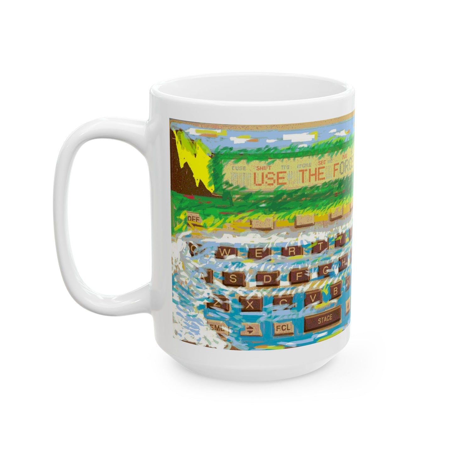 Classic Pocket Computer Mug | Custom Art | Perfect for Tech Lovers