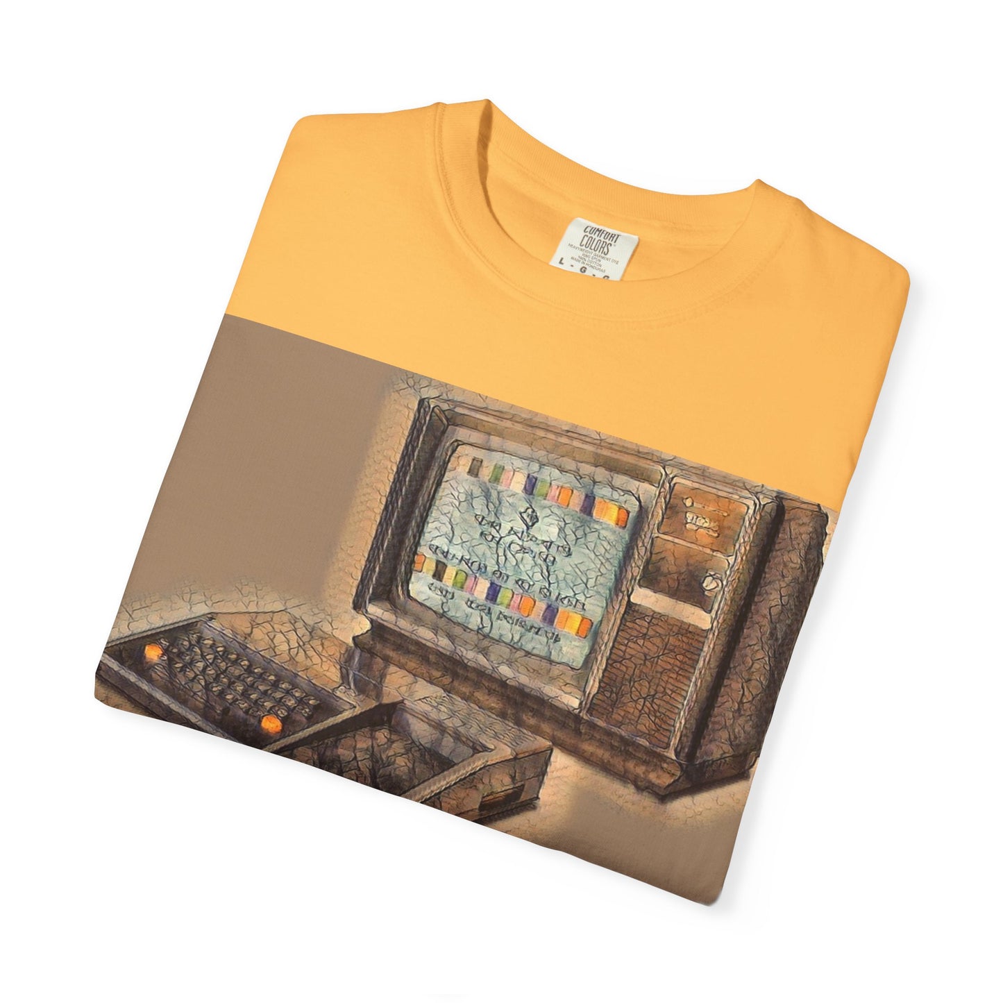 TI 99/4A Home Computer T-Shirt | Sepia/Color Art | Ideal for tech enthusiasts and collectors