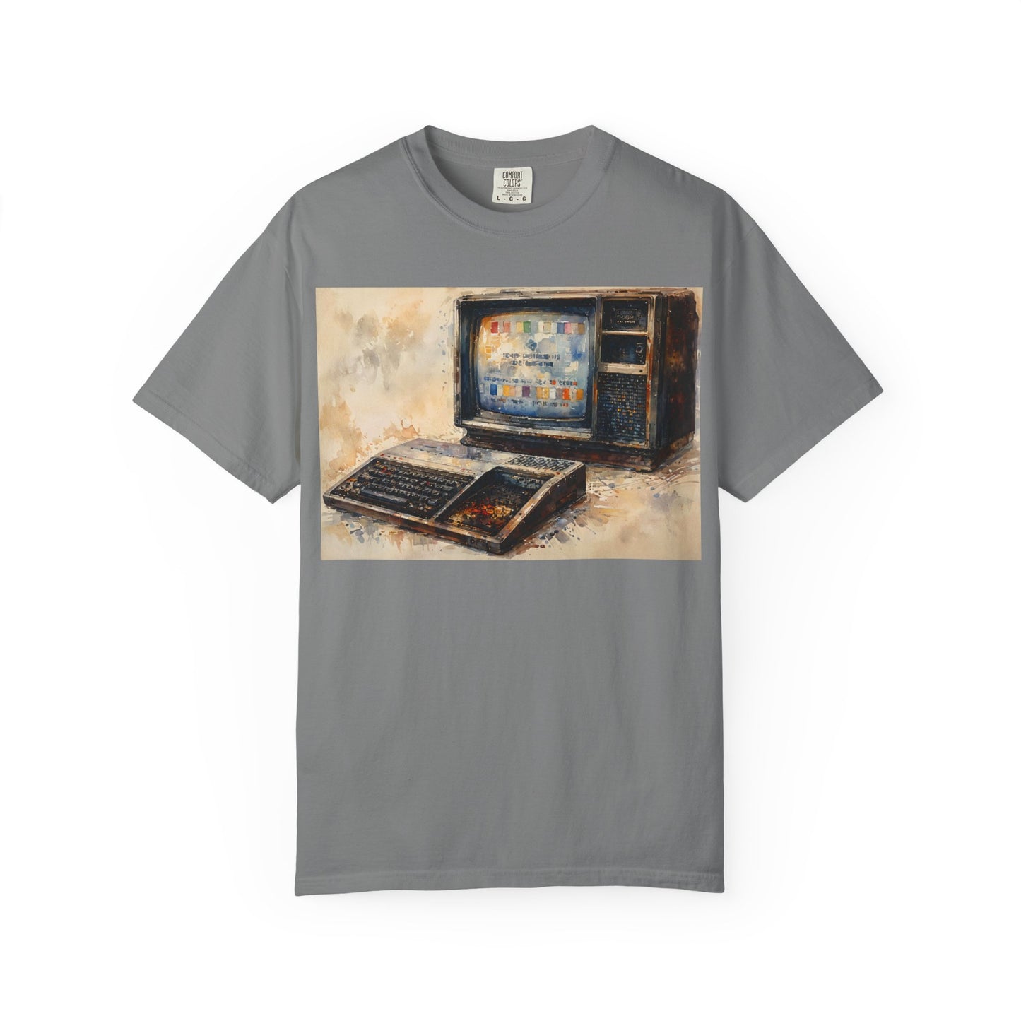 TI 99/4A Home Computer T-Shirt | Oil Art Color | Ideal for tech enthusiasts and collectors