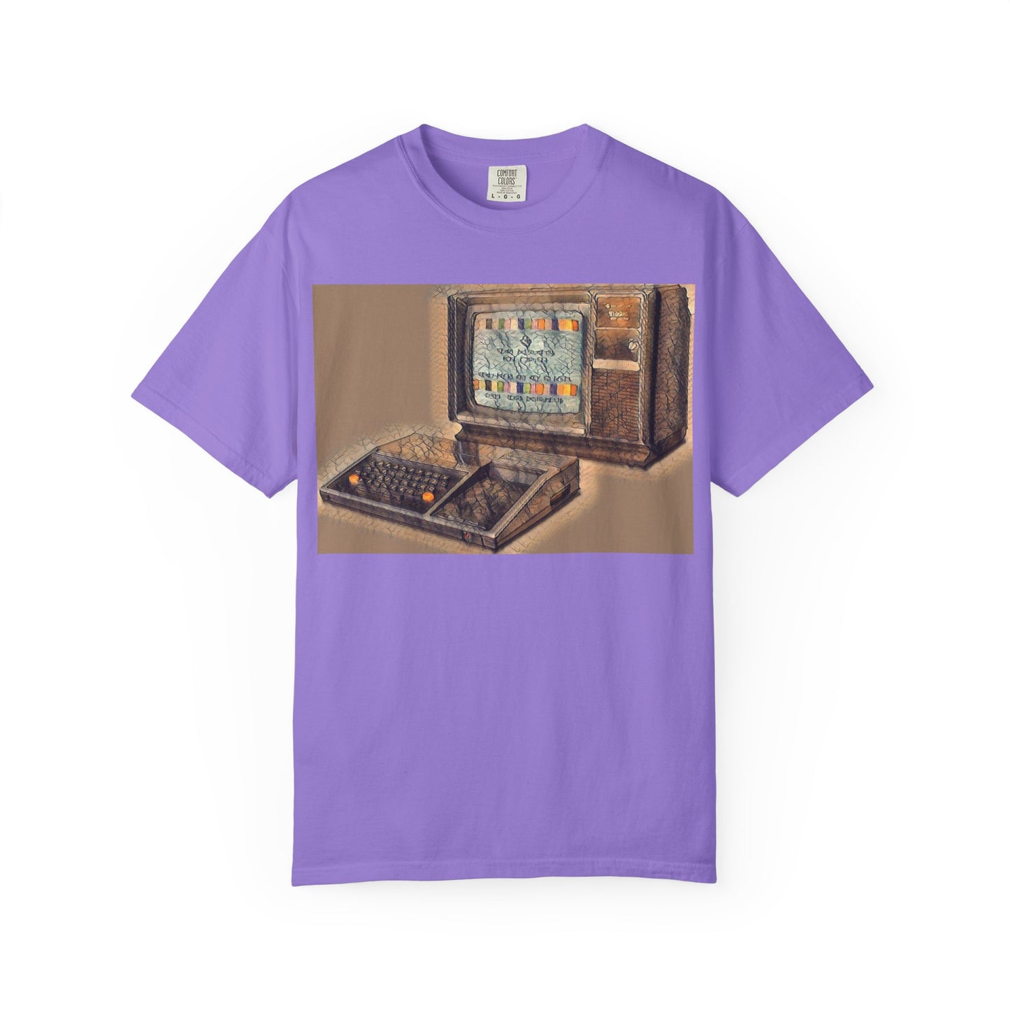 TI 99/4A Home Computer T-Shirt | Sepia/Color Art | Ideal for tech enthusiasts and collectors