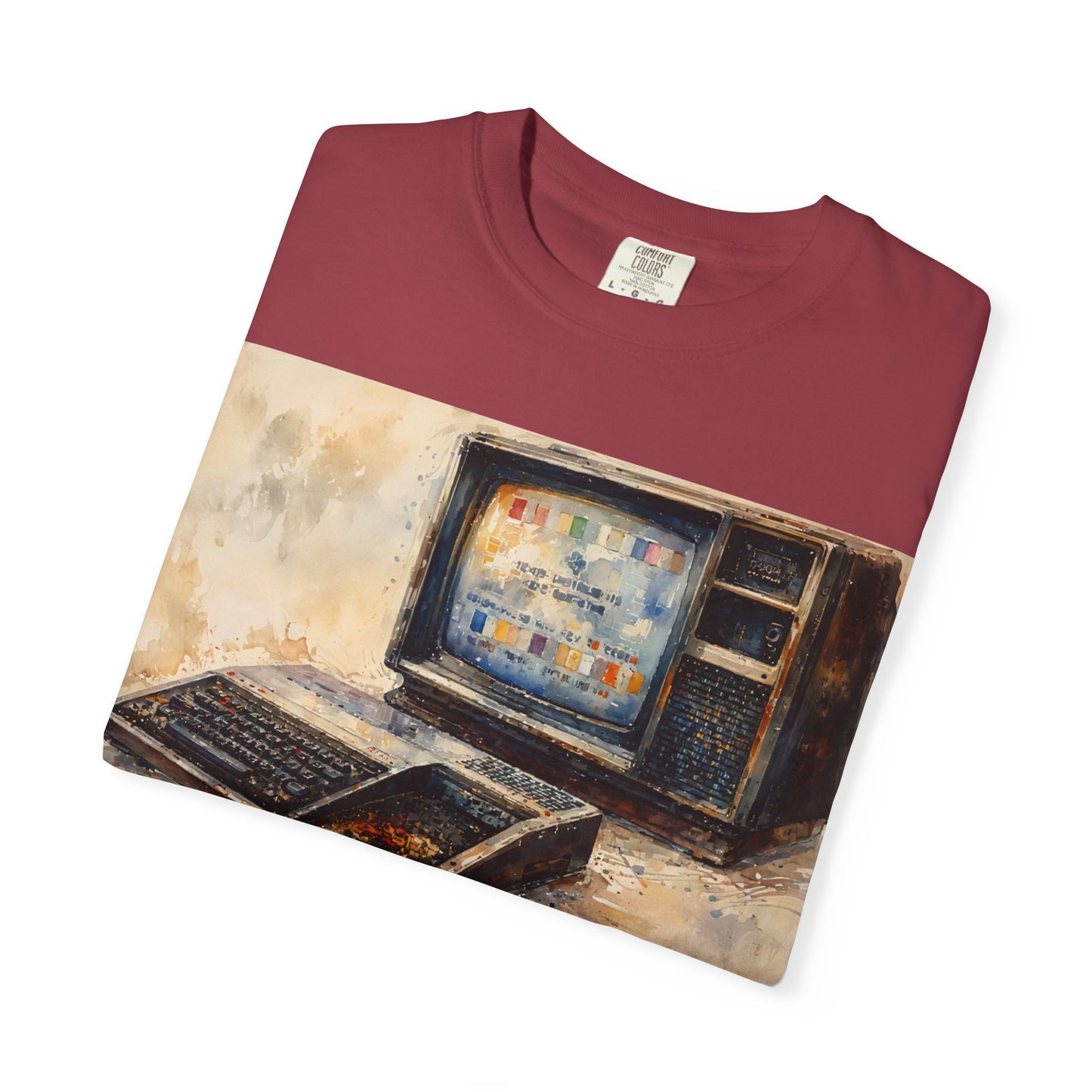 TI 99/4A Home Computer T-Shirt | Oil Art Color | Ideal for tech enthusiasts and collectors