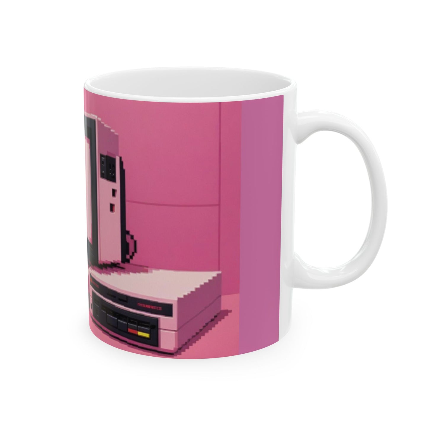 Classic 8 Bit Home Computer Mug | Pixel Art Color | Perfect for Tech Lovers