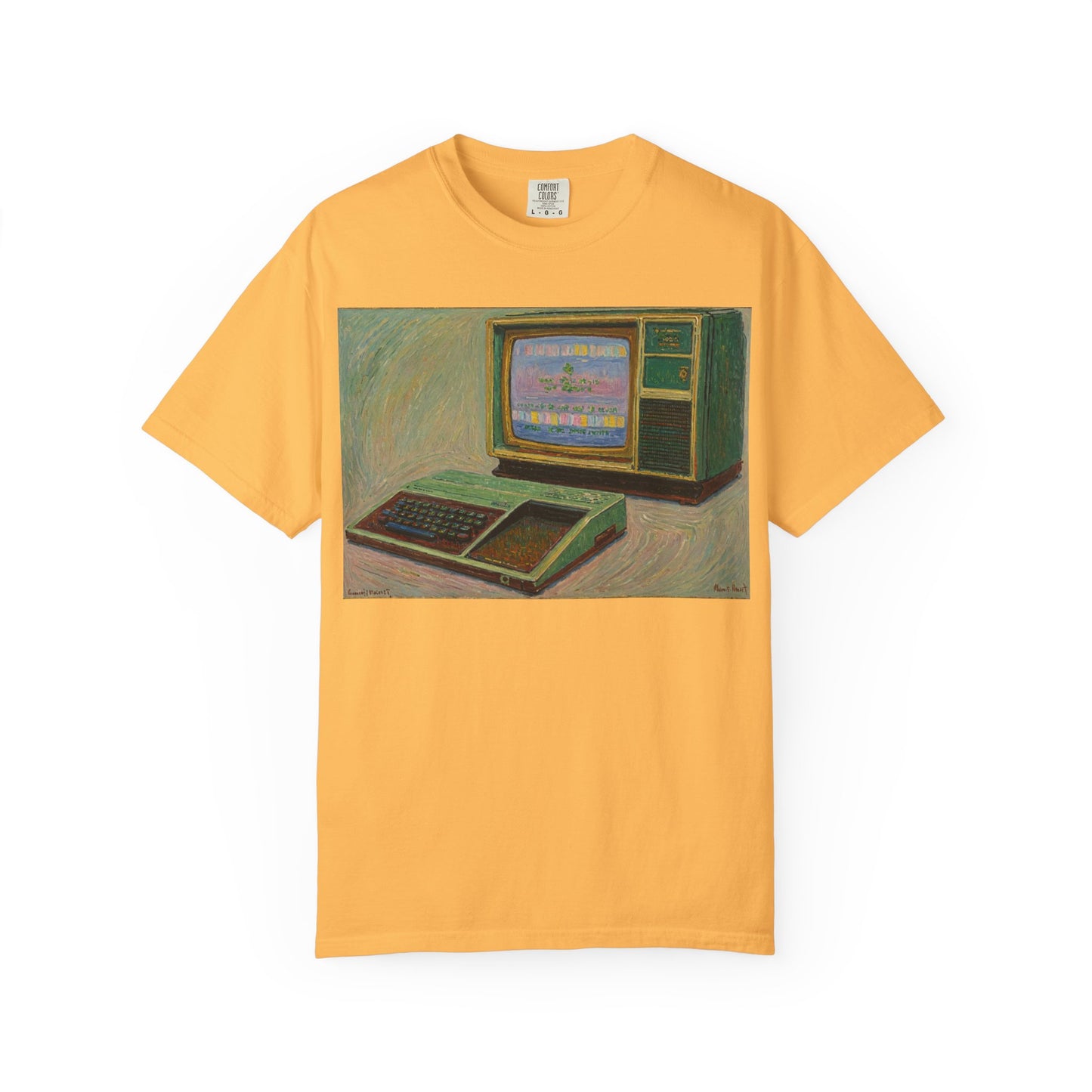 TI 99/4A Home Computer T-Shirt | Oil Art 2 | Ideal for tech enthusiasts and collectors