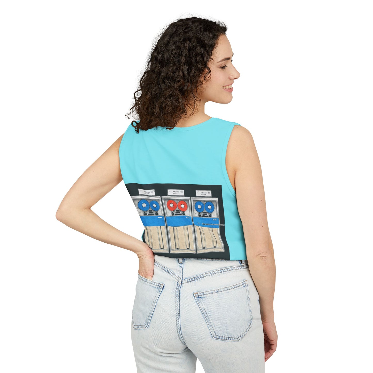 Mainframe Inspired Tank Top | Unisex Retro Graphic Tee for Tech Lovers, Summer Fashion, Gift for Nerds, Festival Wear, 80s Style