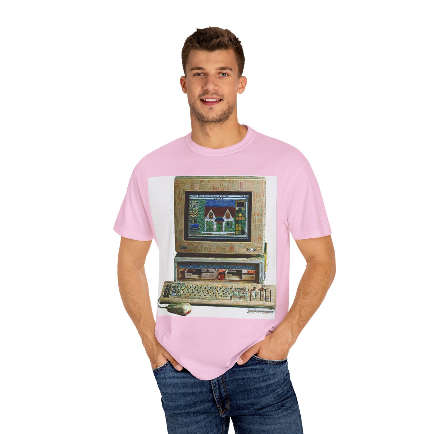 Classic business machine inspired T-Shirt | Oil Paint Art | Ideal for tech enthusiasts and collectors