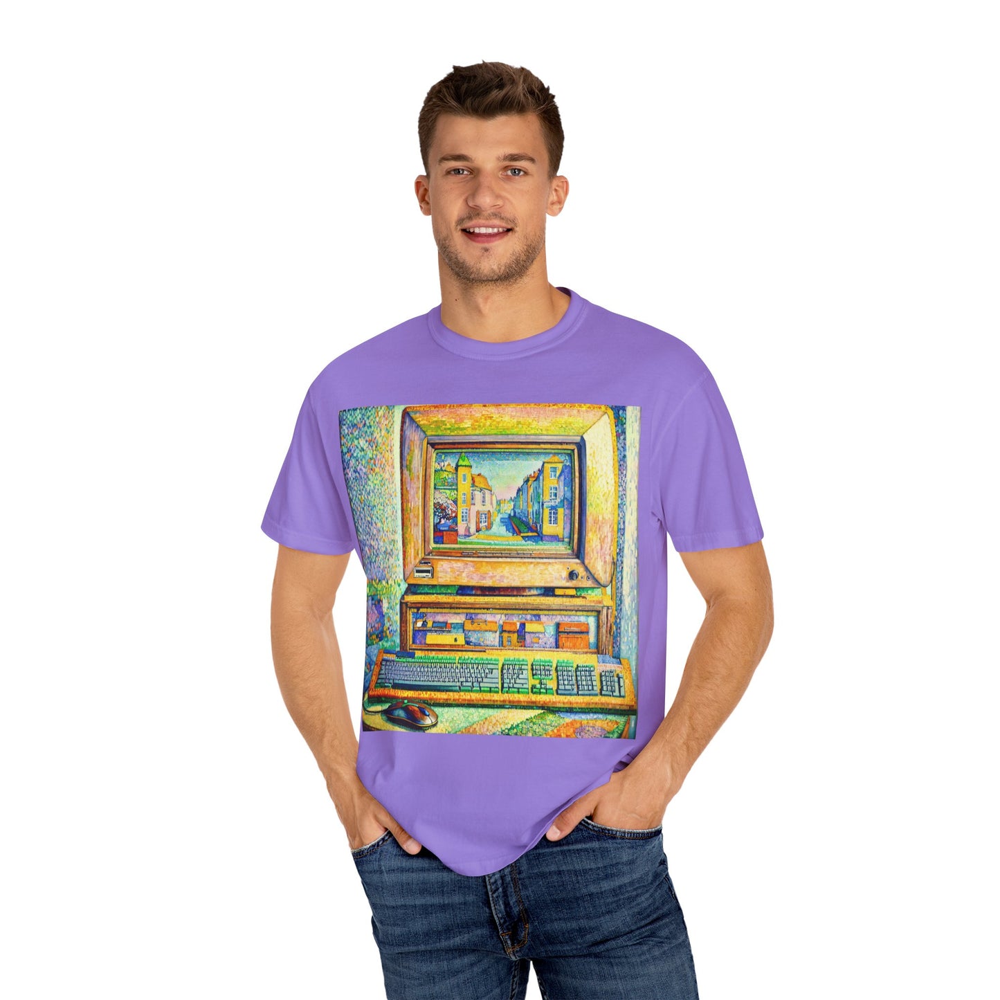Classic business machine inspired T-Shirt | Modern Art | Ideal for tech enthusiasts and collectors