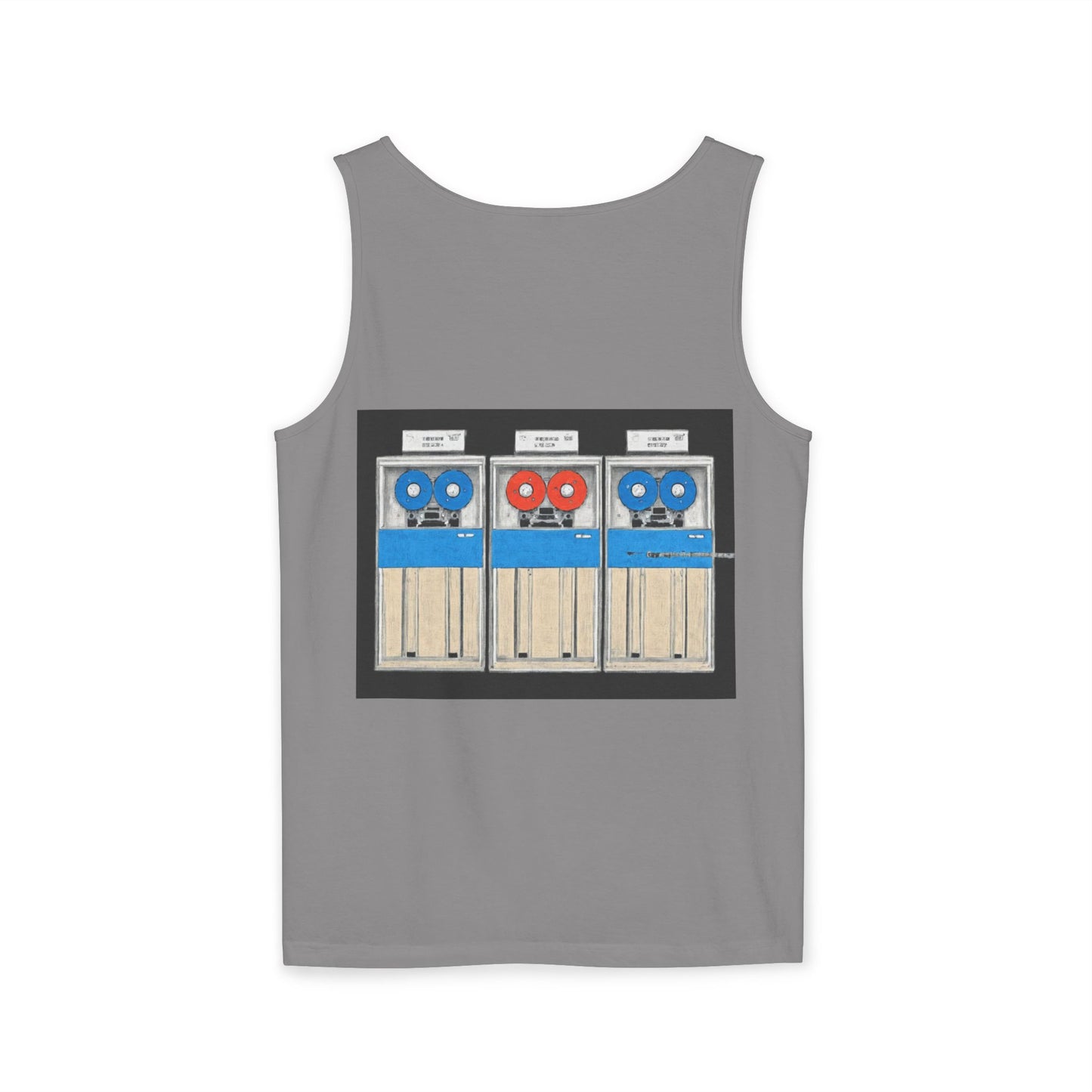 Mainframe Inspired Tank Top | Unisex Retro Graphic Tee for Tech Lovers, Summer Fashion, Gift for Nerds, Festival Wear, 80s Style