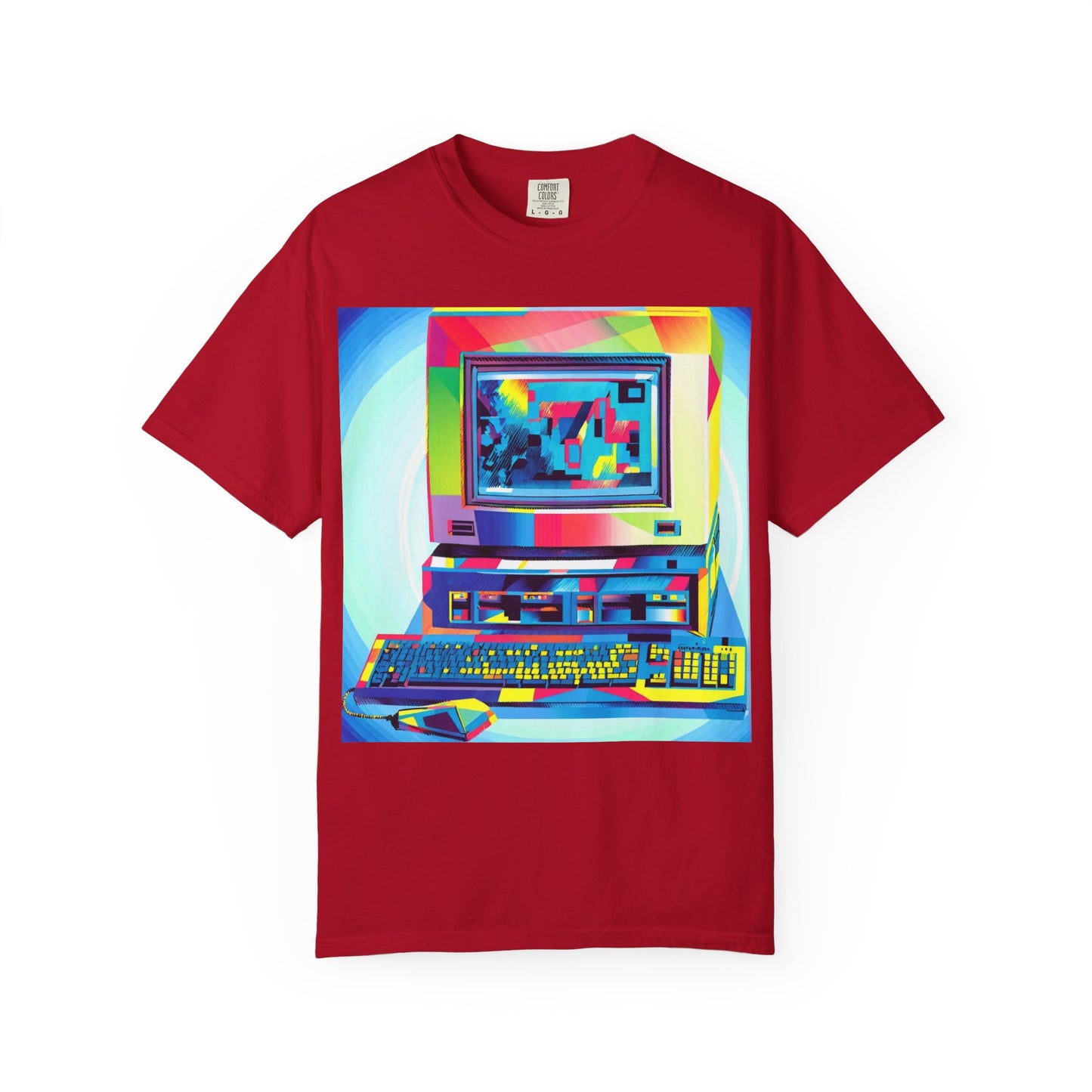 Classic business machine inspired T-Shirt | Multi-Color Art | Ideal for tech enthusiasts and collectors