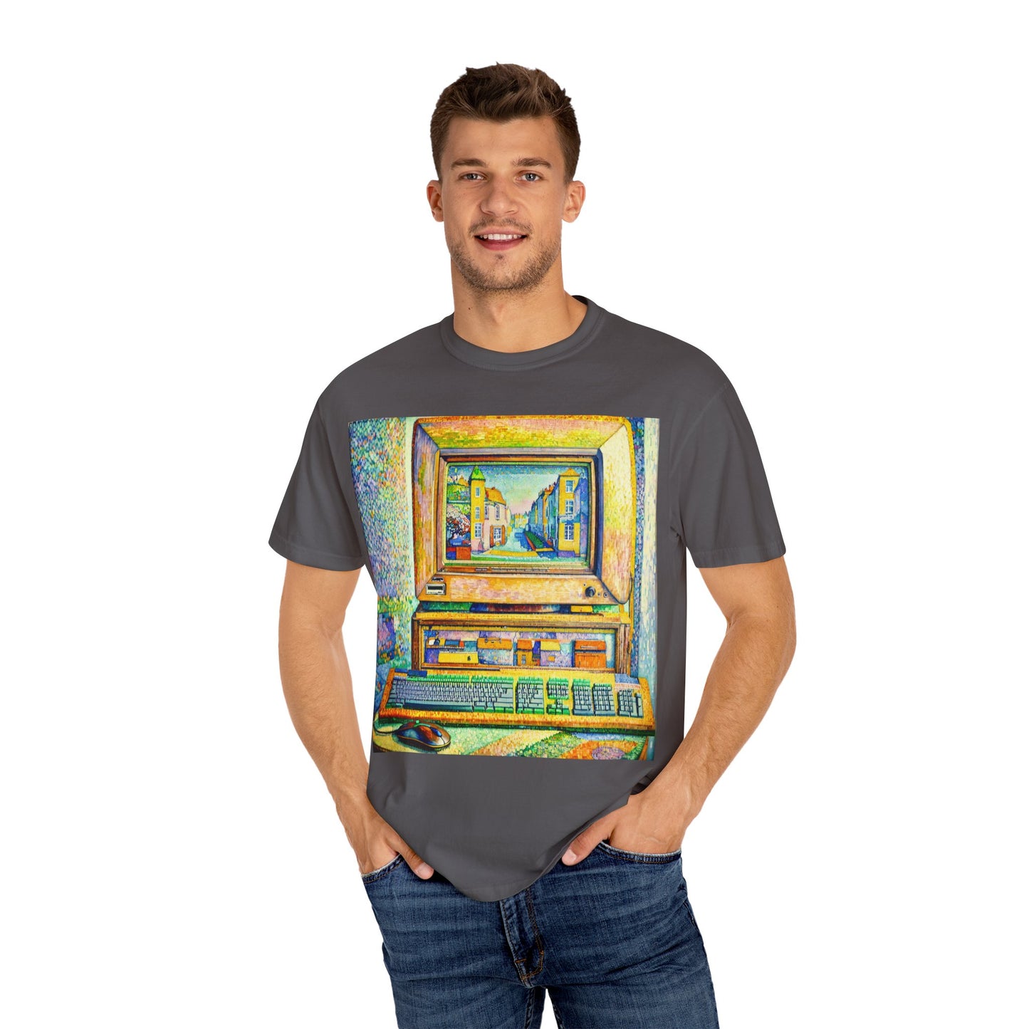 Classic business machine inspired T-Shirt | Modern Art | Ideal for tech enthusiasts and collectors