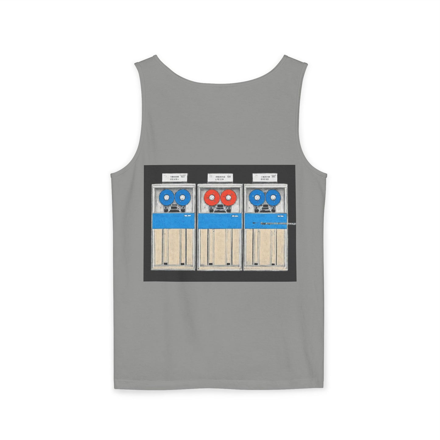 Mainframe Inspired Tank Top | Unisex Retro Graphic Tee for Tech Lovers, Summer Fashion, Gift for Nerds, Festival Wear, 80s Style