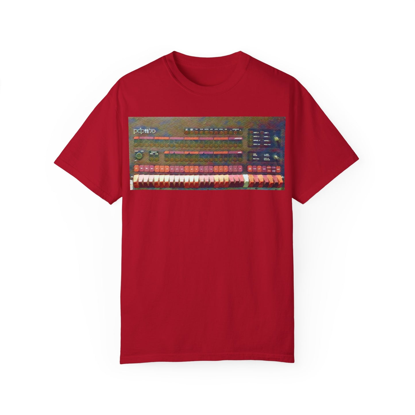 Classic Mini Computer T-Shirt - Paint Art Color