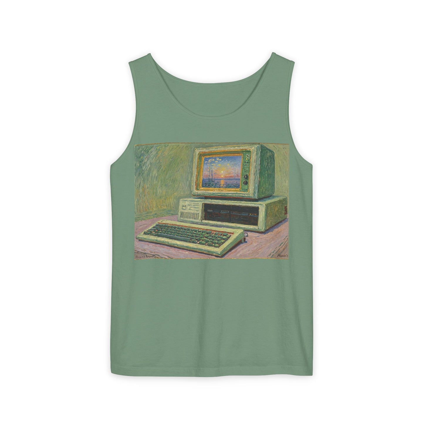 Classic PC Tank Top | Unisex Retro Graphic Tee for Tech Lovers, Summer Fashion, Gift for Nerds, Festival Wear, 80s Style