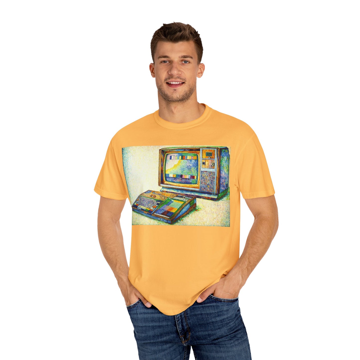 TI 99/4A Home Computer T-Shirt | Pixel Art Color | Ideal for tech enthusiasts and collectors
