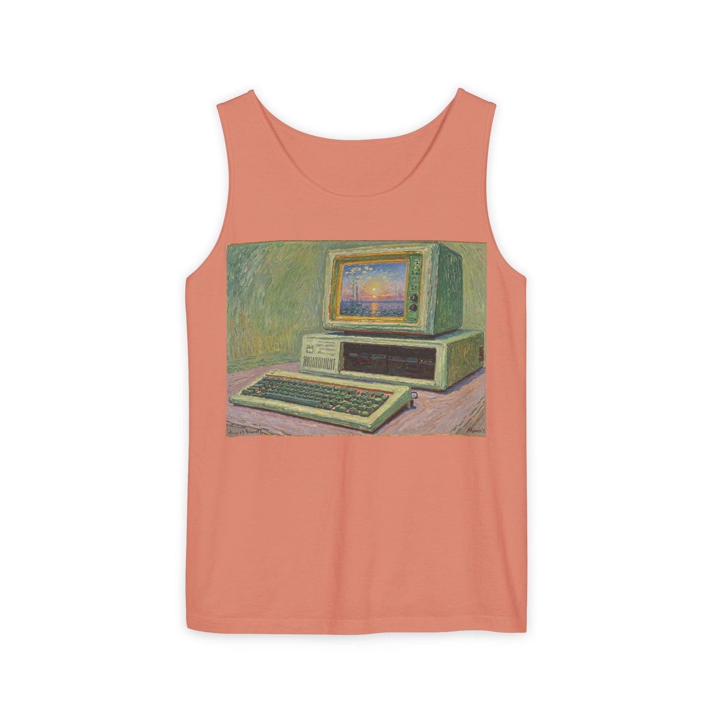 Classic PC Tank Top | Unisex Retro Graphic Tee for Tech Lovers, Summer Fashion, Gift for Nerds, Festival Wear, 80s Style