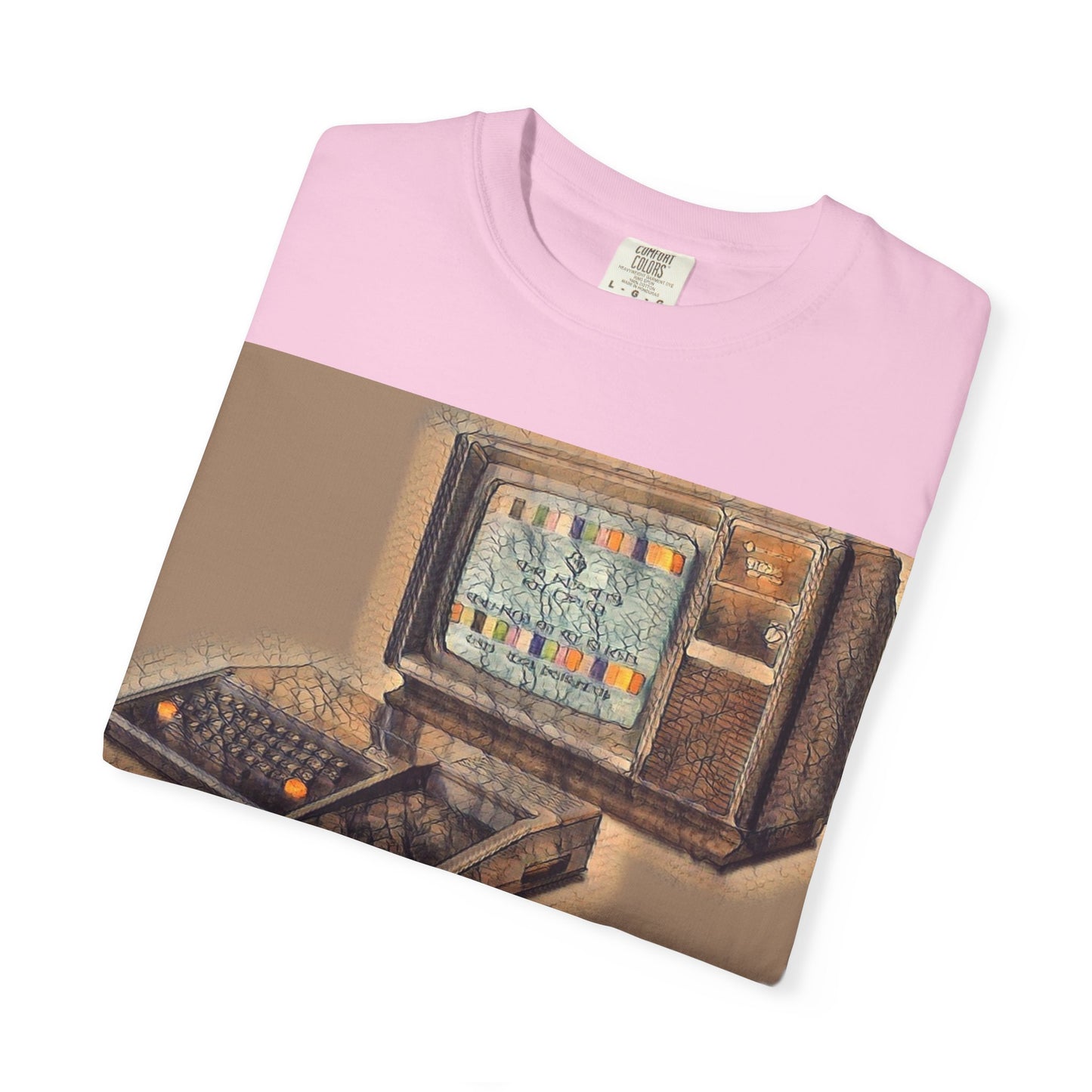 TI 99/4A Home Computer T-Shirt | Sepia/Color Art | Ideal for tech enthusiasts and collectors