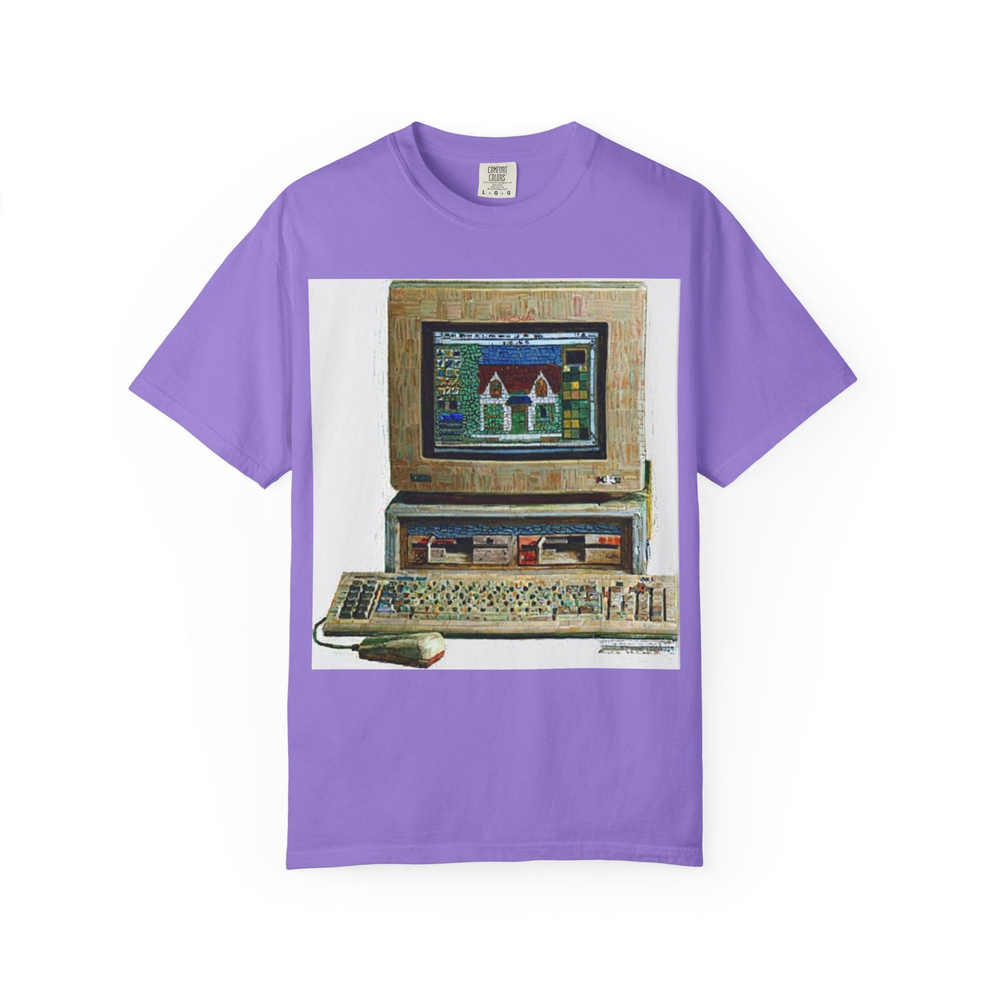 Classic business machine inspired T-Shirt | Oil Paint Art | Ideal for tech enthusiasts and collectors
