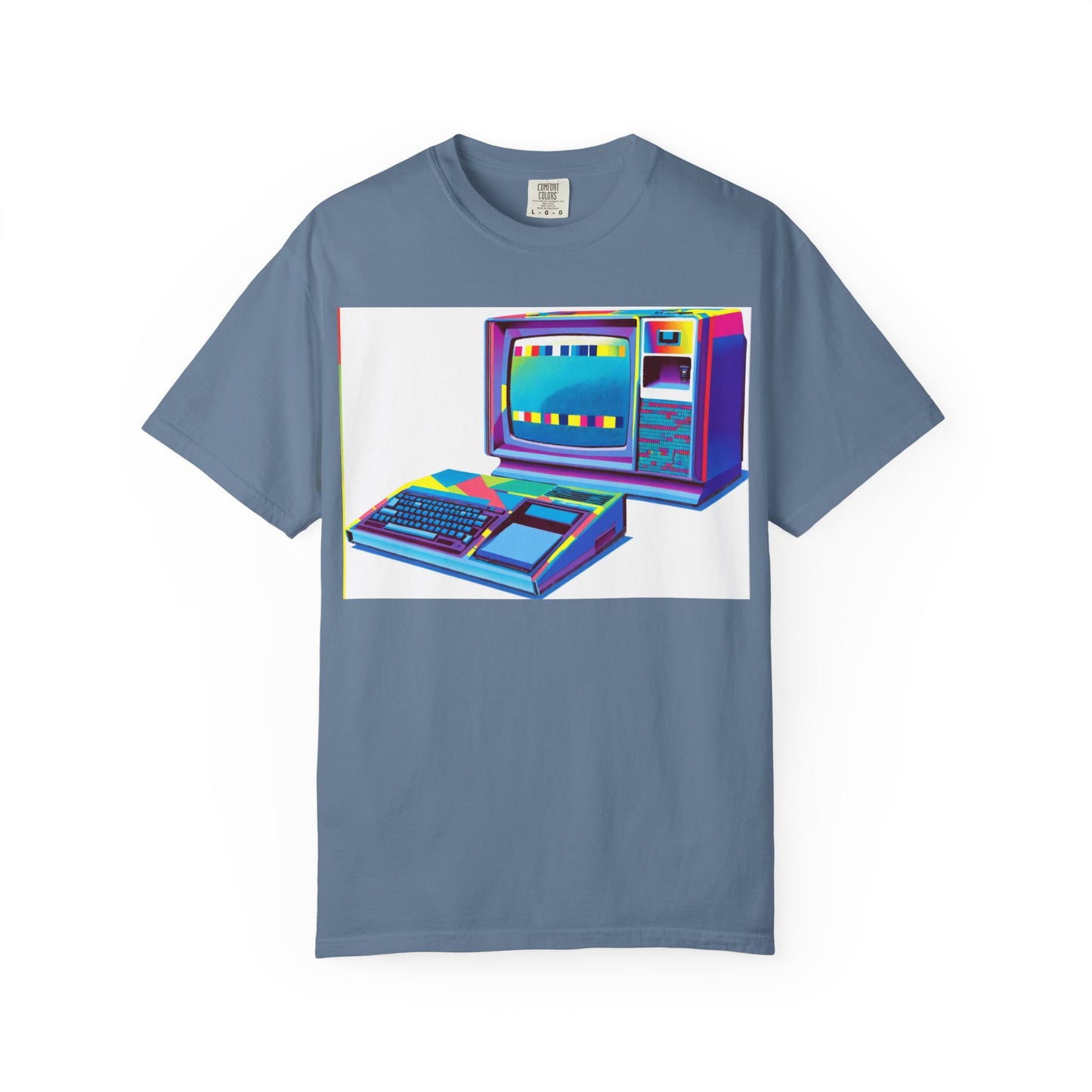 TI 99/4A Home Computer T-Shirt | Multi Color Modern Art | Ideal for tech enthusiasts and collectors