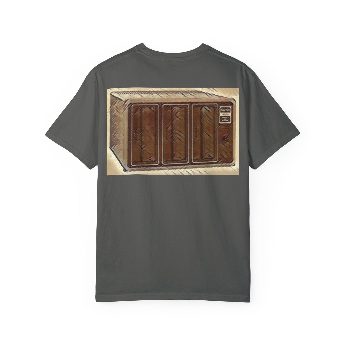 Classic Business Machine With Floppy Disk Bay T-Shirt - Mixed Art Sepia