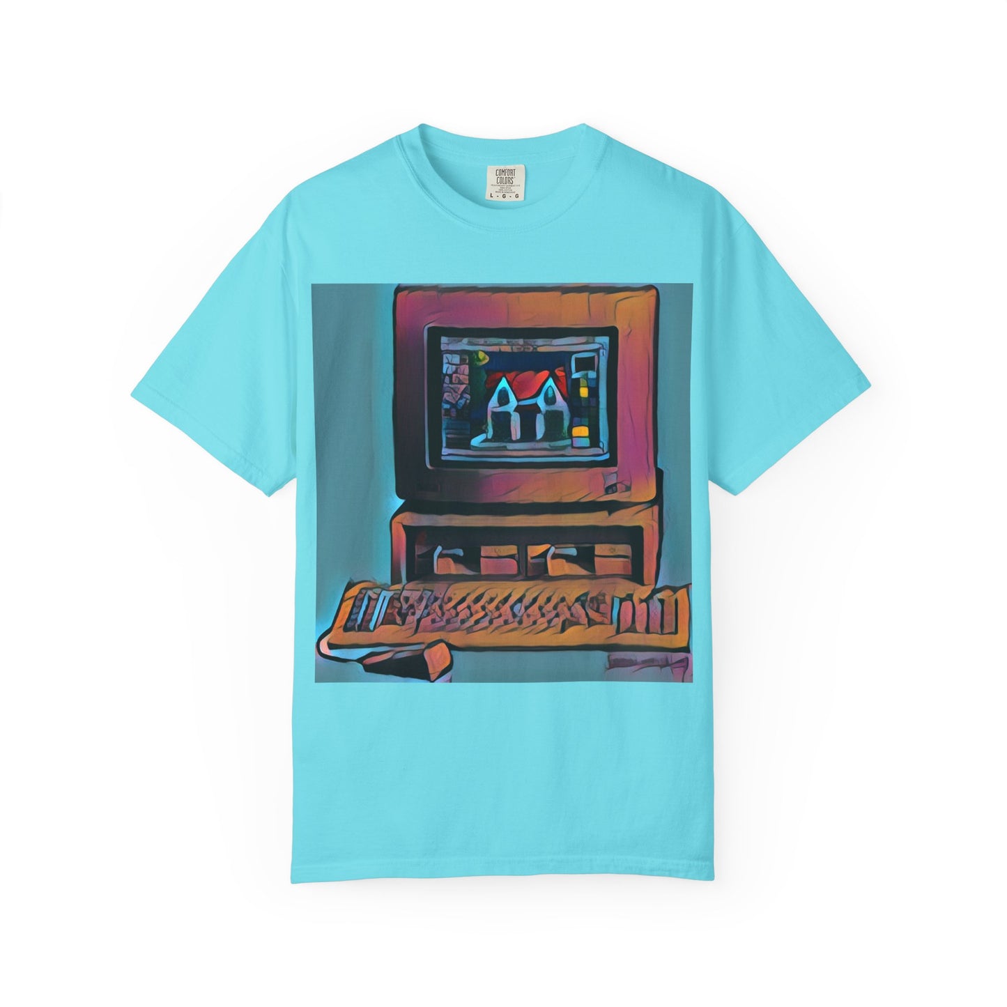 Classic business machine inspired T-Shirt | Color Print Art | Ideal for tech enthusiasts and collectors