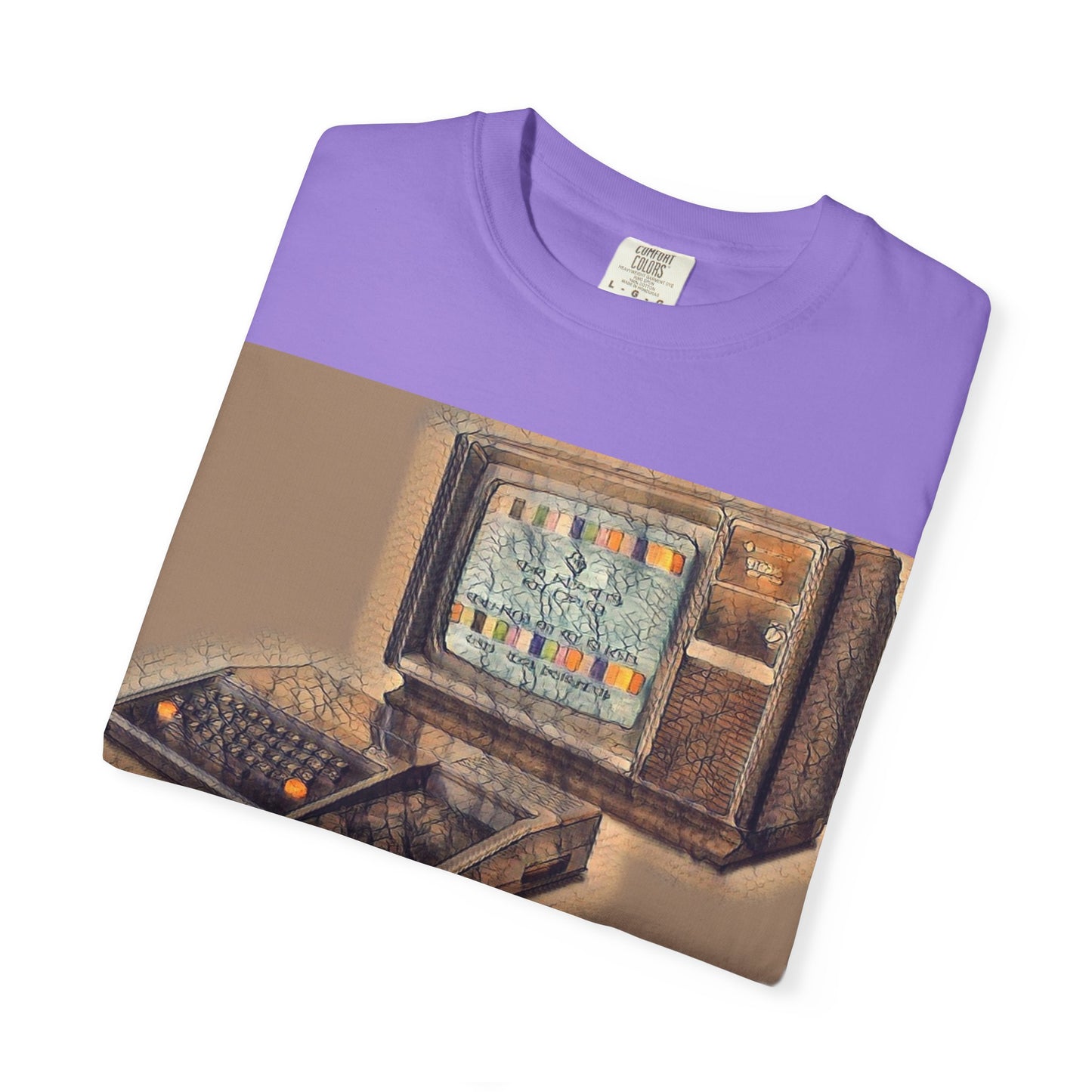 TI 99/4A Home Computer T-Shirt | Sepia/Color Art | Ideal for tech enthusiasts and collectors