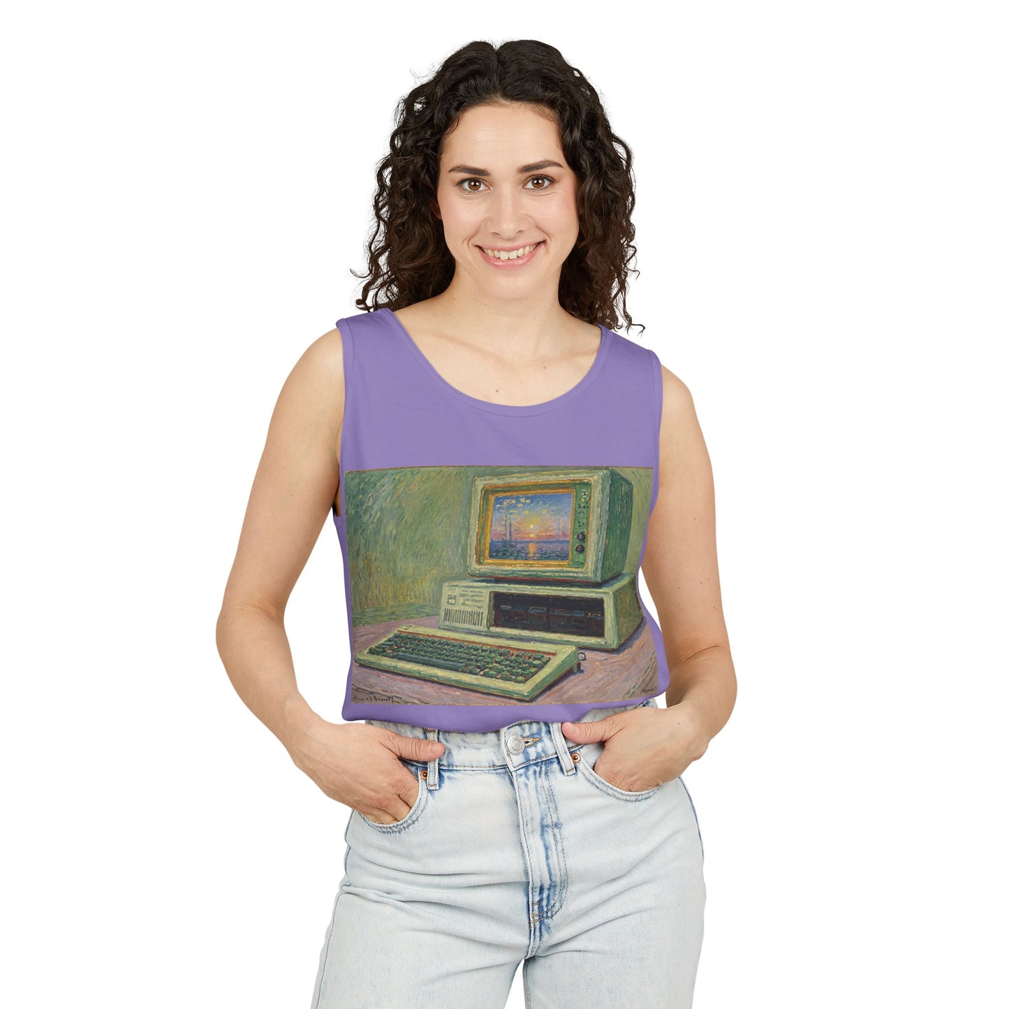 Classic PC Tank Top | Unisex Retro Graphic Tee for Tech Lovers, Summer Fashion, Gift for Nerds, Festival Wear, 80s Style