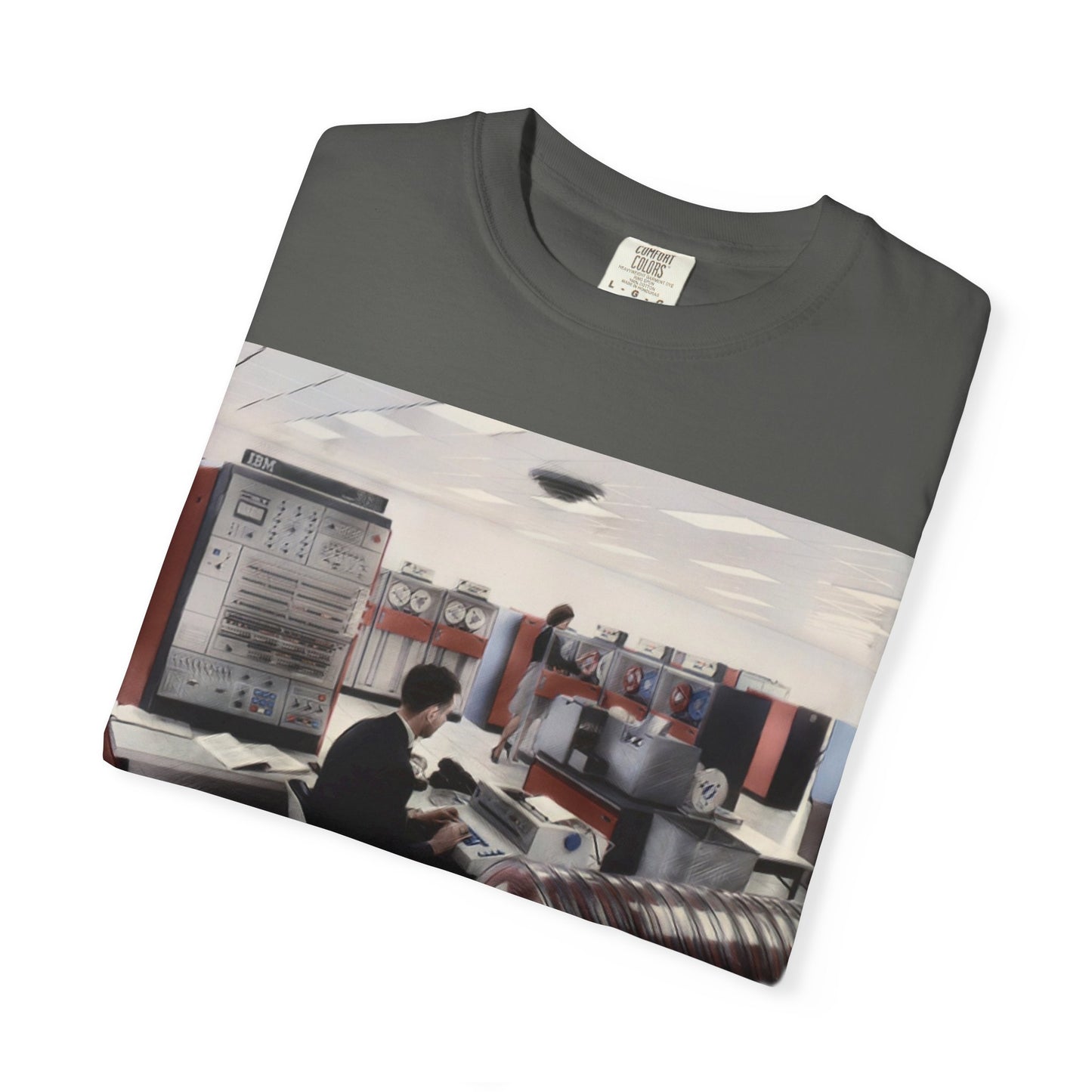Classic Mainframe Computer T-Shirt - Ink Art Color