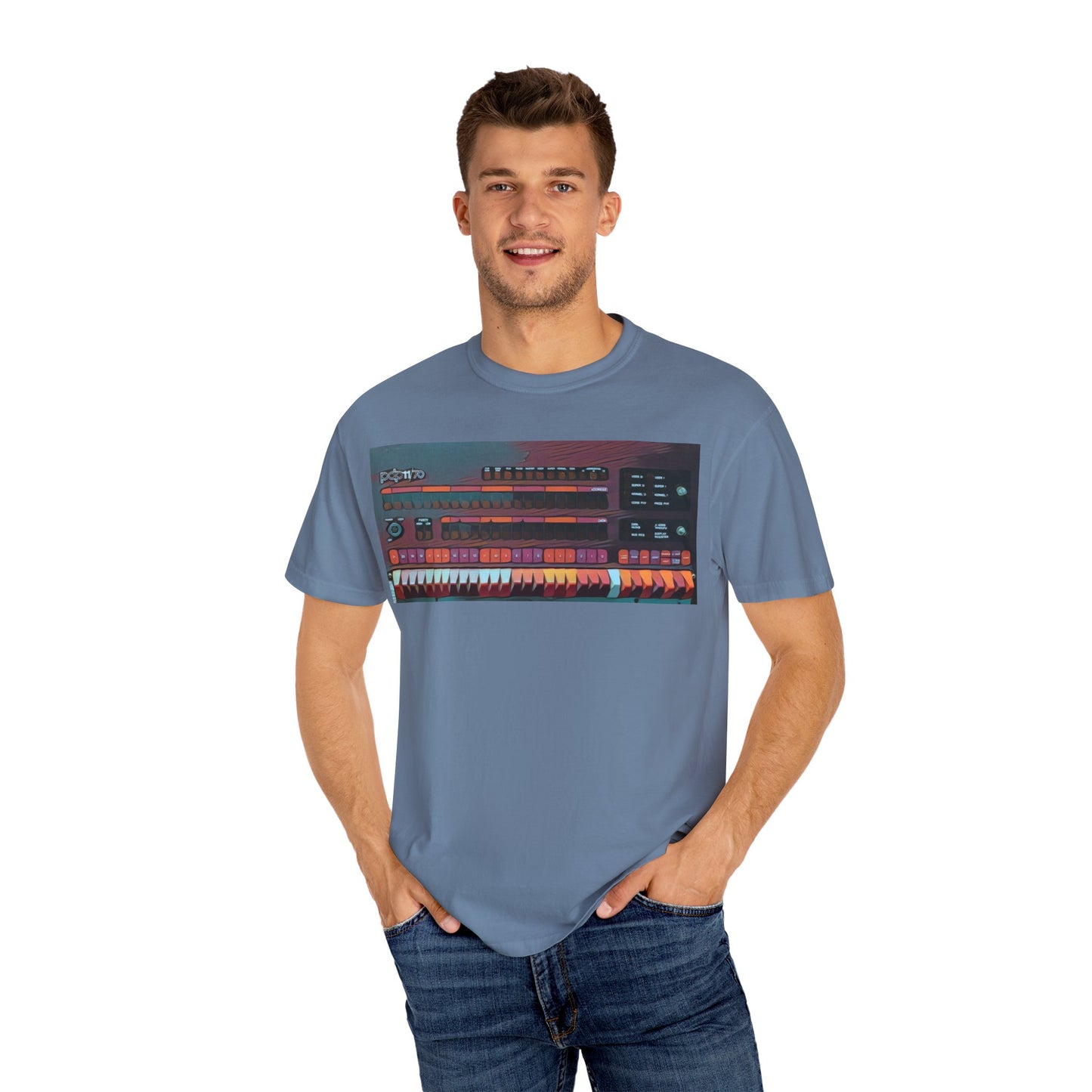 Classic Mini Computer T-Shirt - Print Art Color