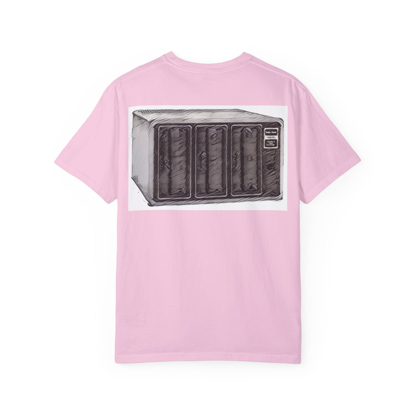 Classic Business Machine With Floppy Disk Bay T-Shirt - Ink Art Monochrome