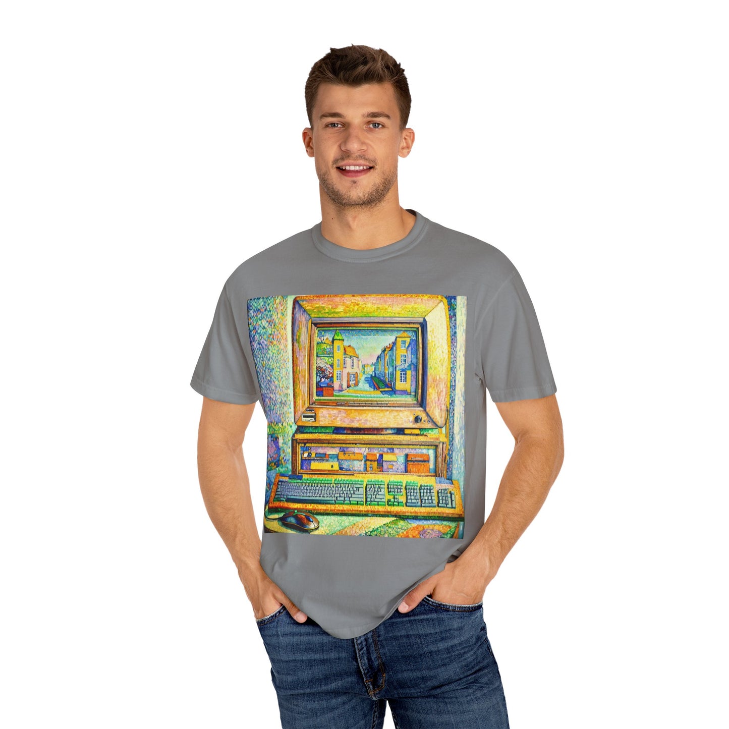 Classic business machine inspired T-Shirt | Modern Art | Ideal for tech enthusiasts and collectors