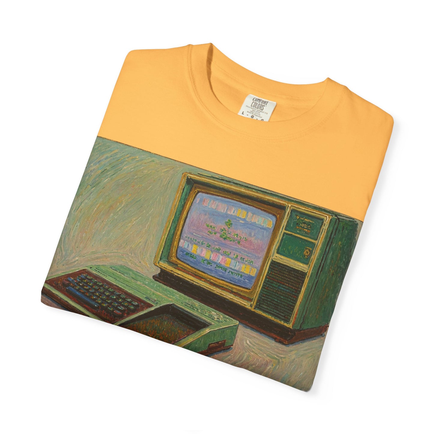 TI 99/4A Home Computer T-Shirt | Oil Art 2 | Ideal for tech enthusiasts and collectors