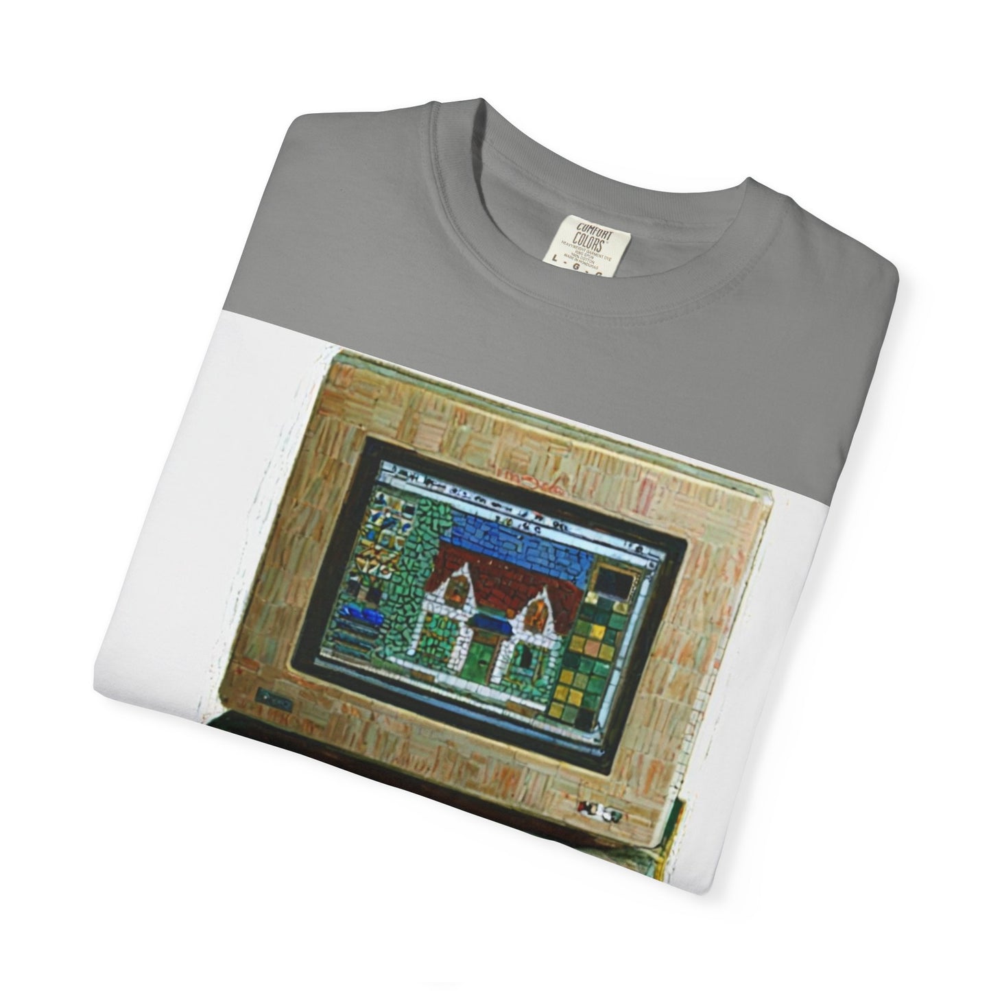 Classic business machine inspired T-Shirt | Oil Paint Art | Ideal for tech enthusiasts and collectors