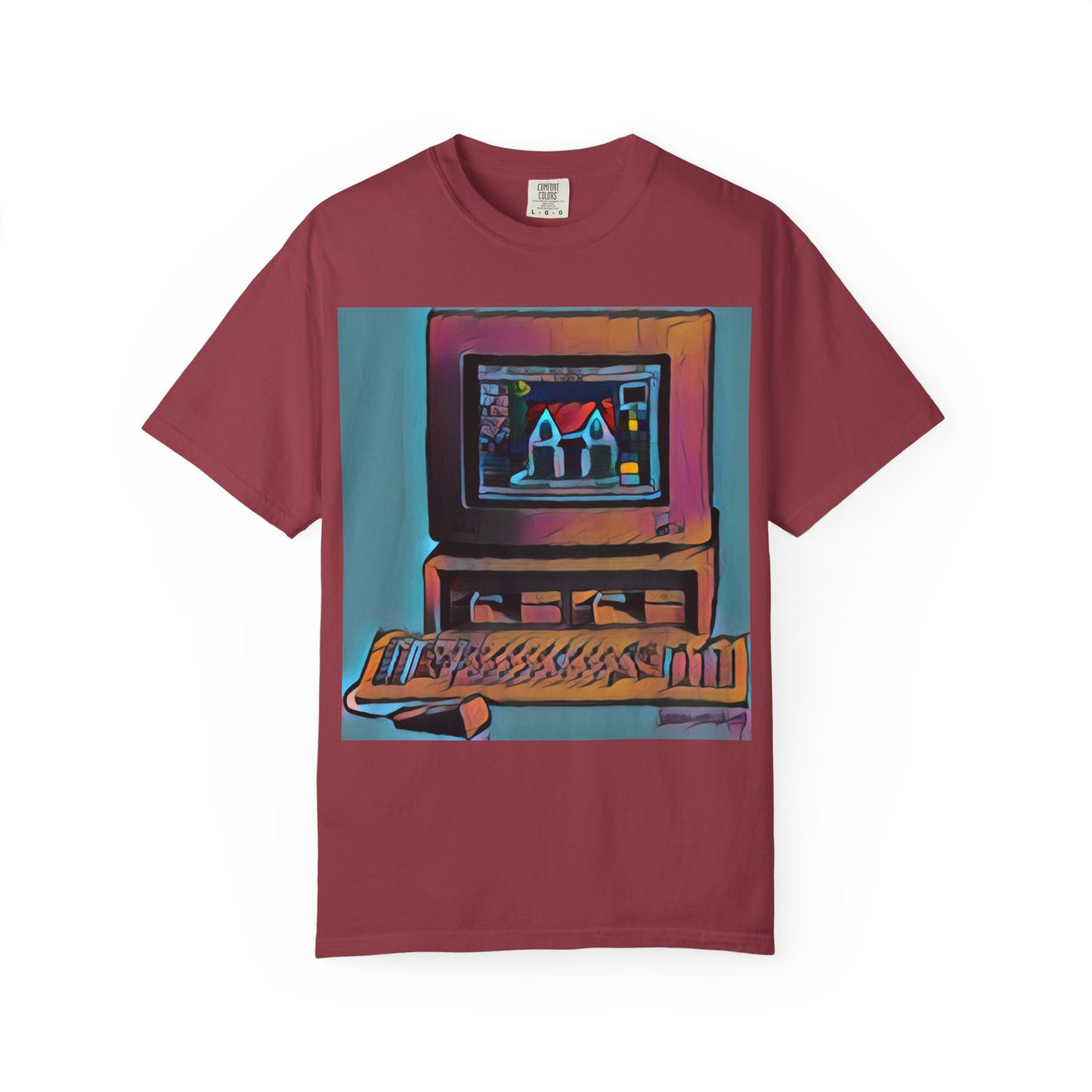 Classic business machine inspired T-Shirt | Color Print Art | Ideal for tech enthusiasts and collectors