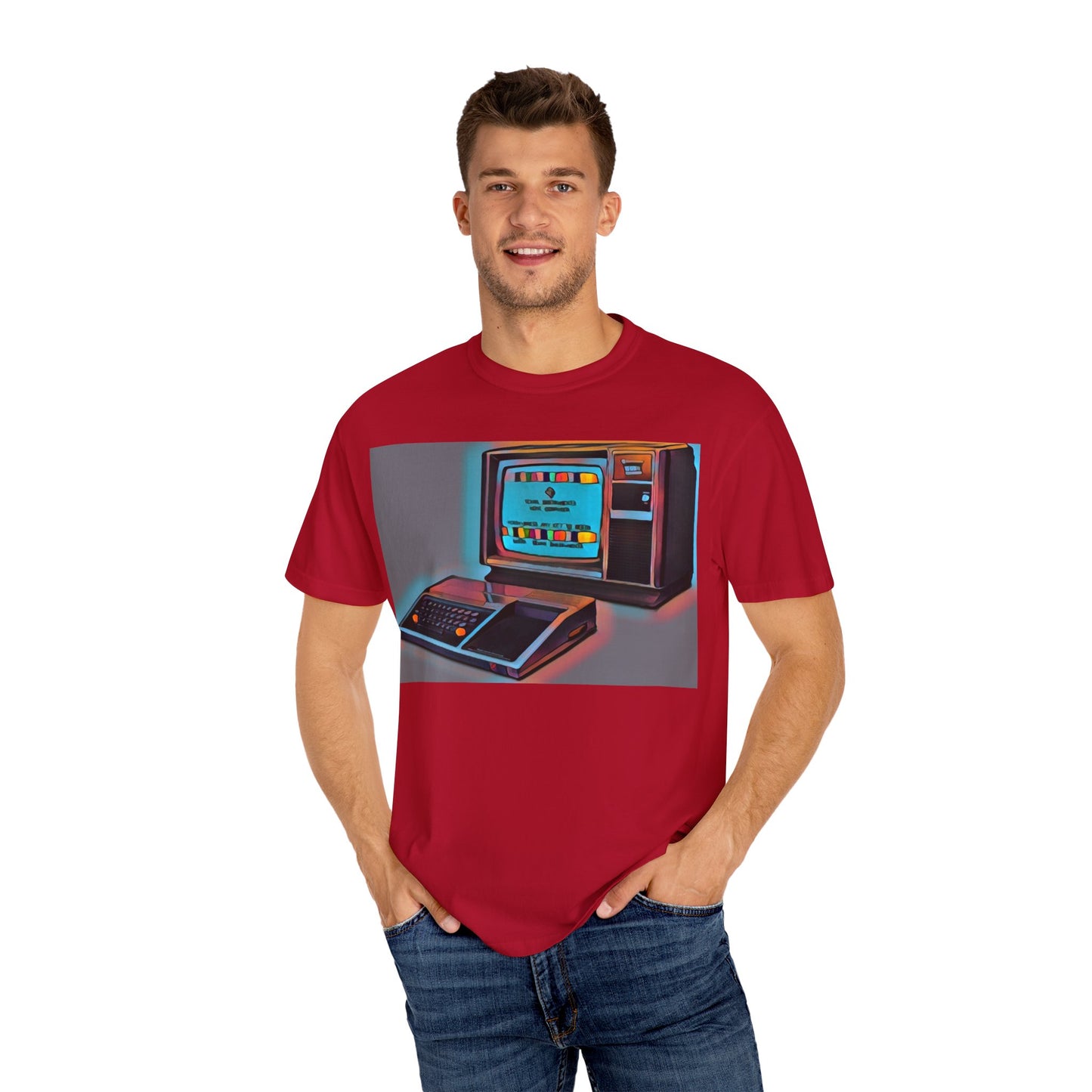 TI 99/4A Home Computer T-Shirt | Print Art Color | Ideal for tech enthusiasts and collectors