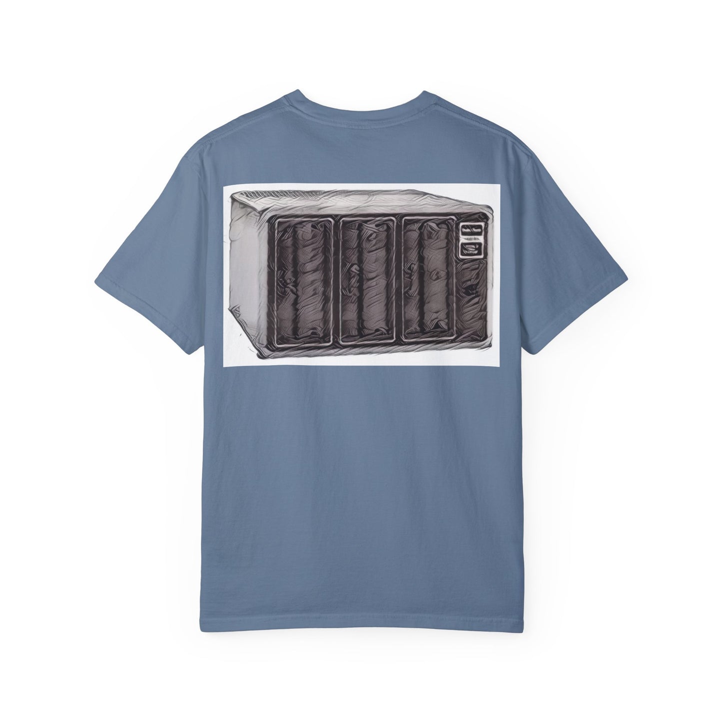 Classic Business Machine With Floppy Disk Bay T-Shirt - Ink Art Monochrome