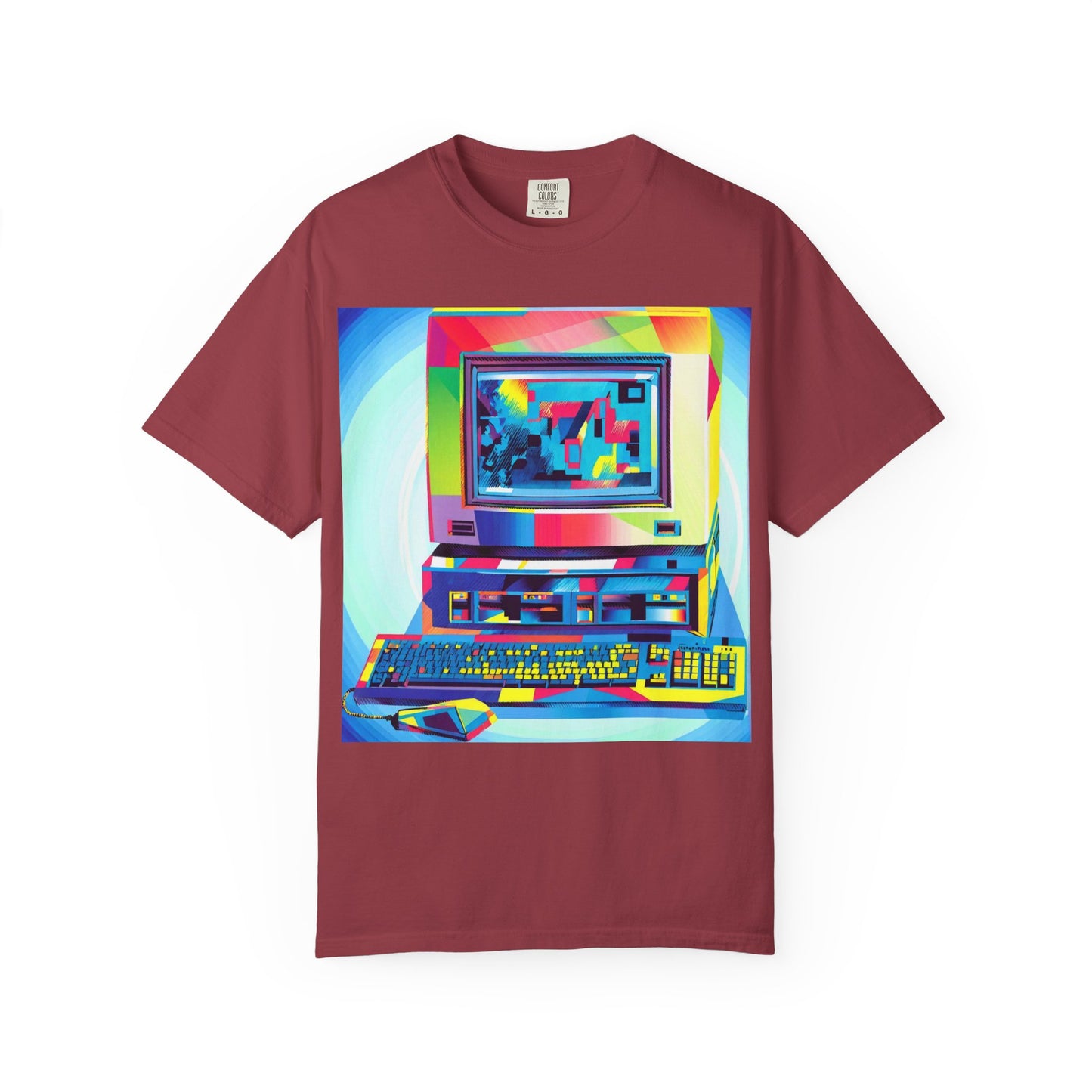 Classic business machine inspired T-Shirt | Multi-Color Art | Ideal for tech enthusiasts and collectors