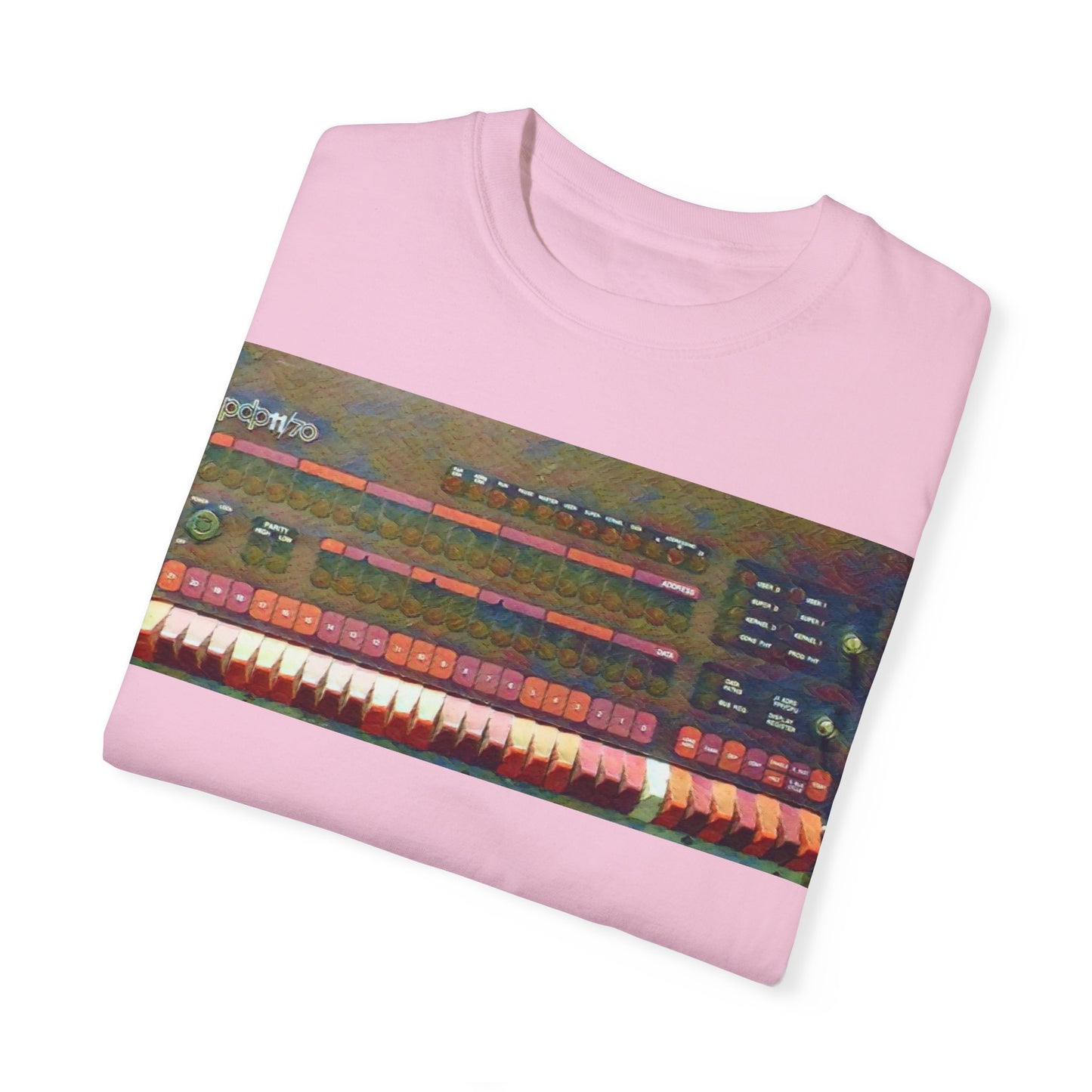 Classic Mini Computer T-Shirt - Paint Art Color