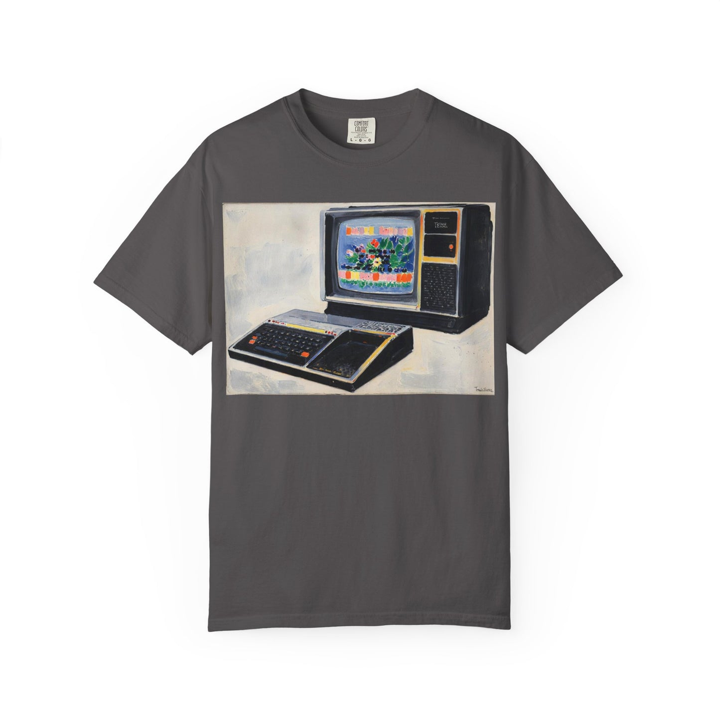 TI 99/4A Home Computer T-Shirt | Canvas Art Color | Ideal for tech enthusiasts and collectors
