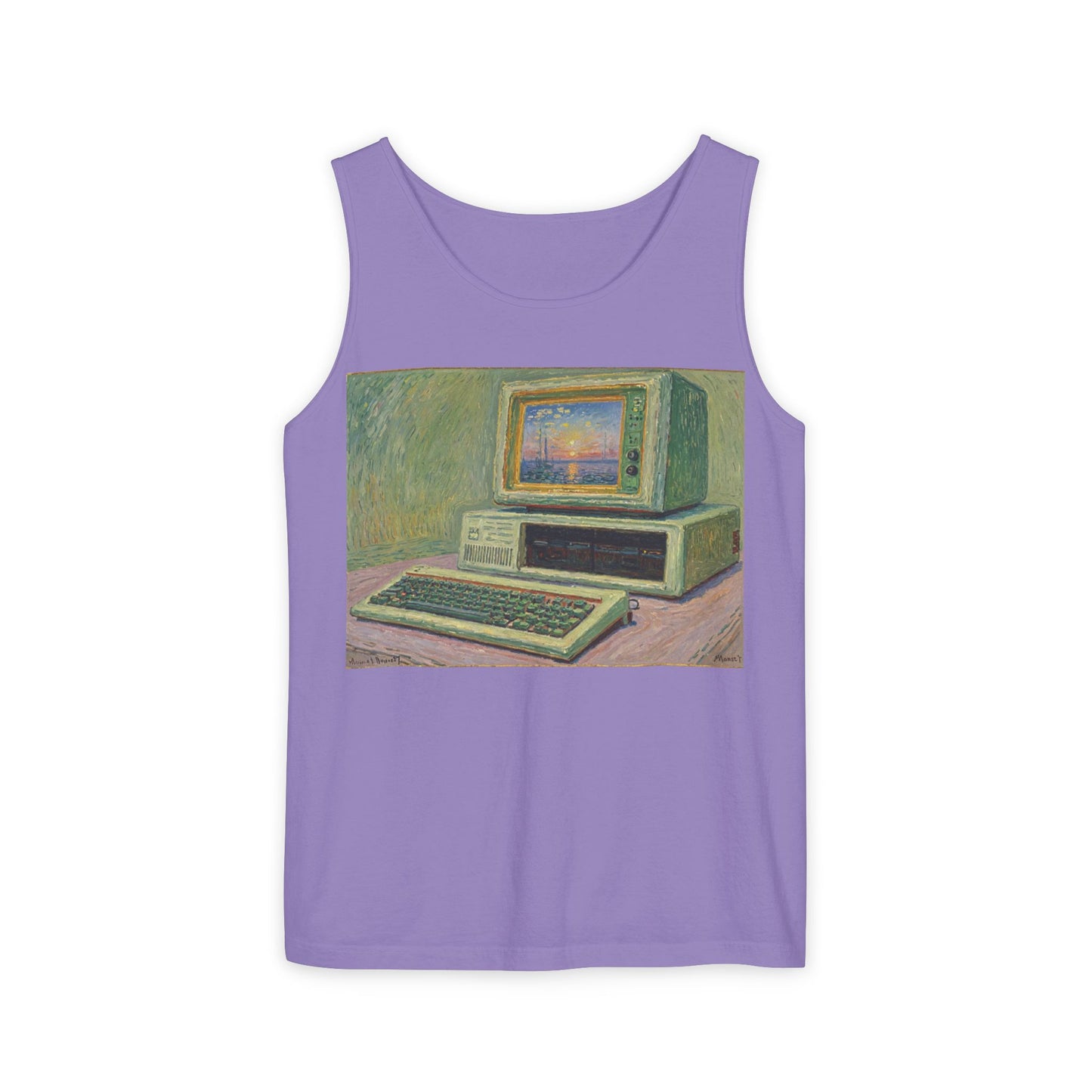 Classic PC Tank Top | Unisex Retro Graphic Tee for Tech Lovers, Summer Fashion, Gift for Nerds, Festival Wear, 80s Style
