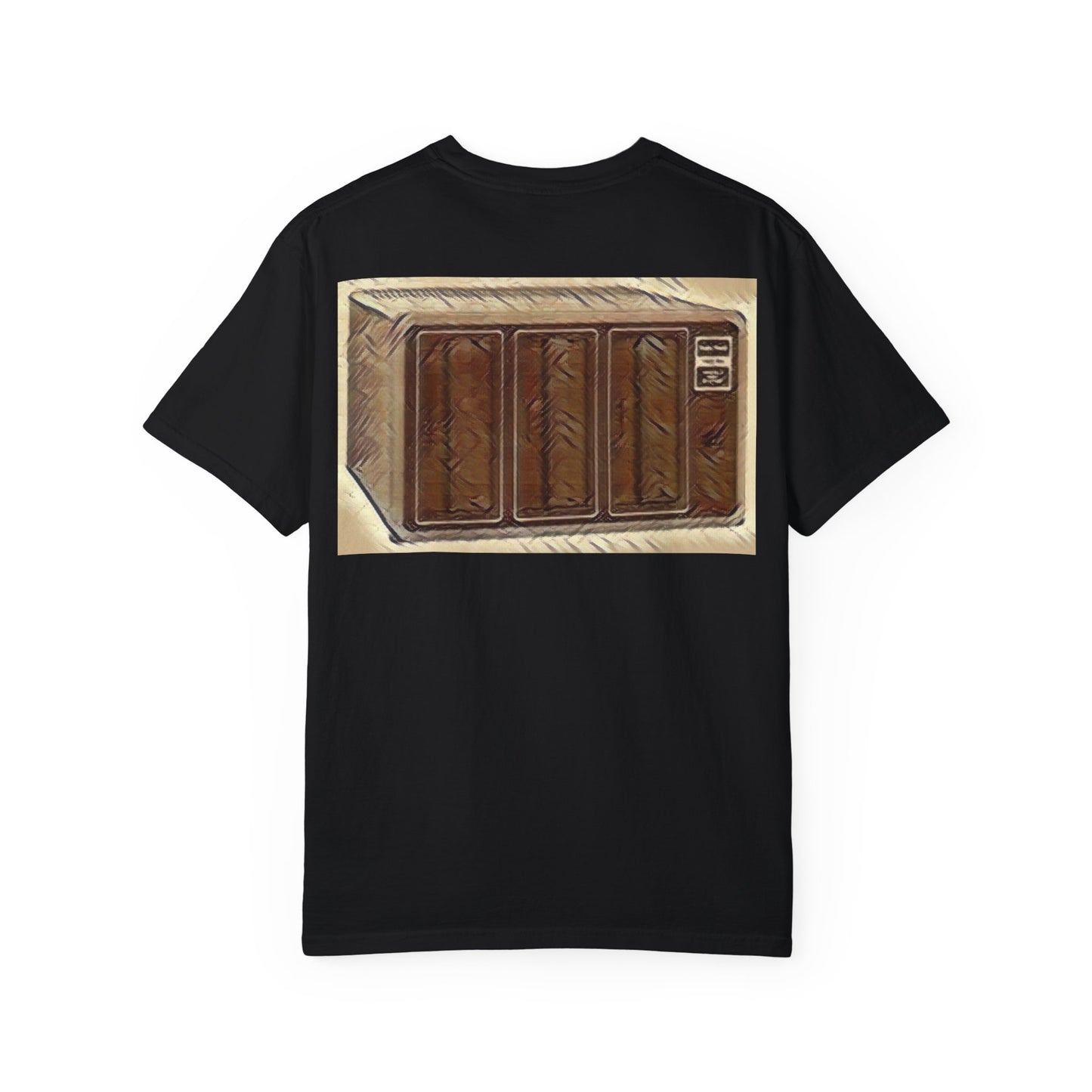 Classic Business Machine With Floppy Disk Bay T-Shirt - Mixed Art Sepia