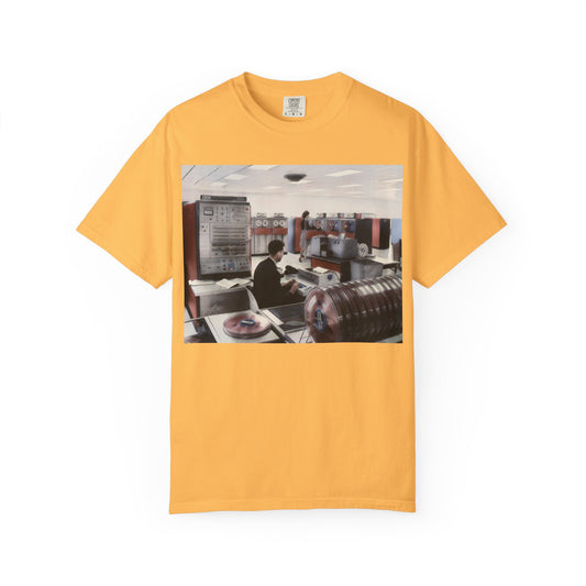 Classic Mainframe Computer T-Shirt - Ink Art Color