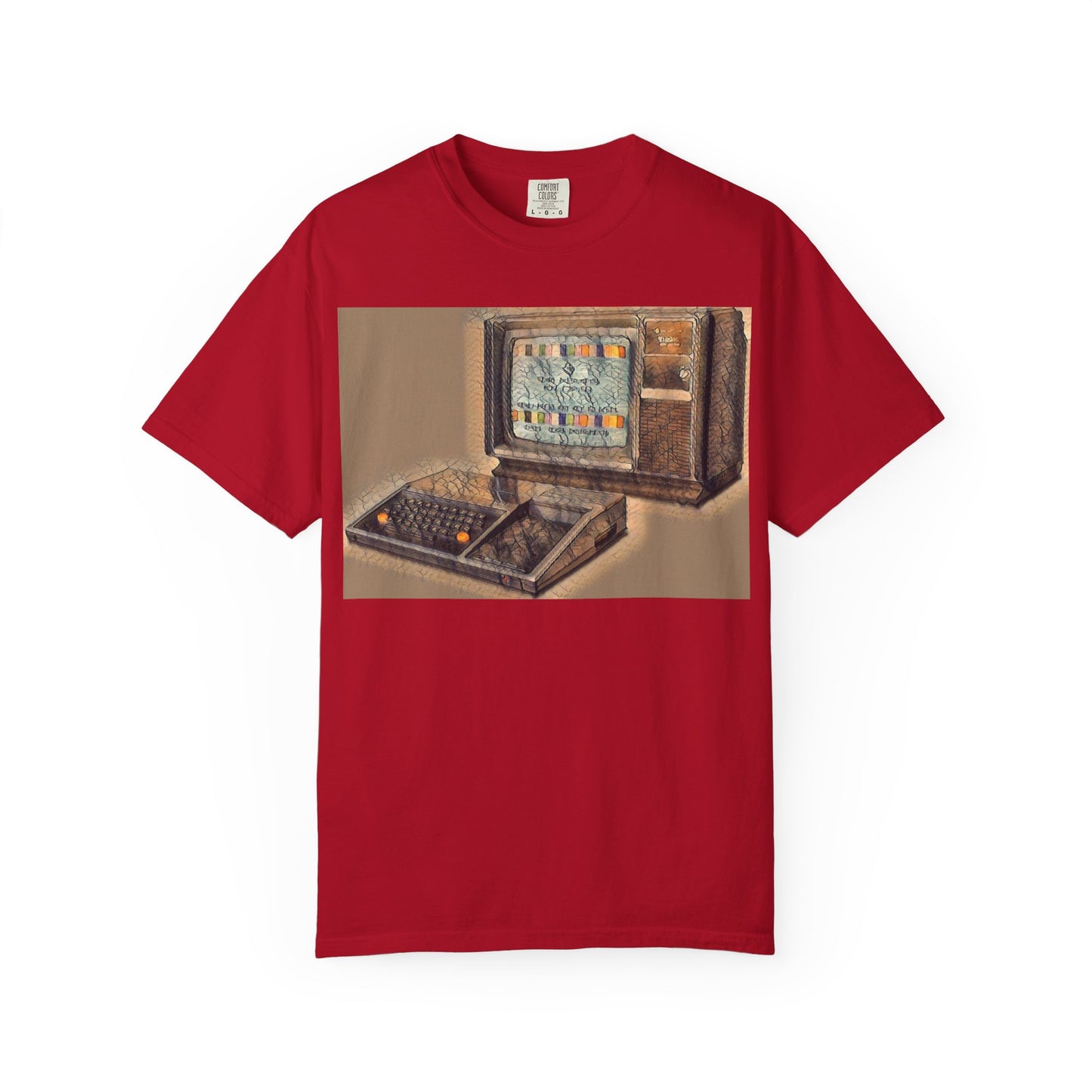 TI 99/4A Home Computer T-Shirt | Sepia/Color Art | Ideal for tech enthusiasts and collectors