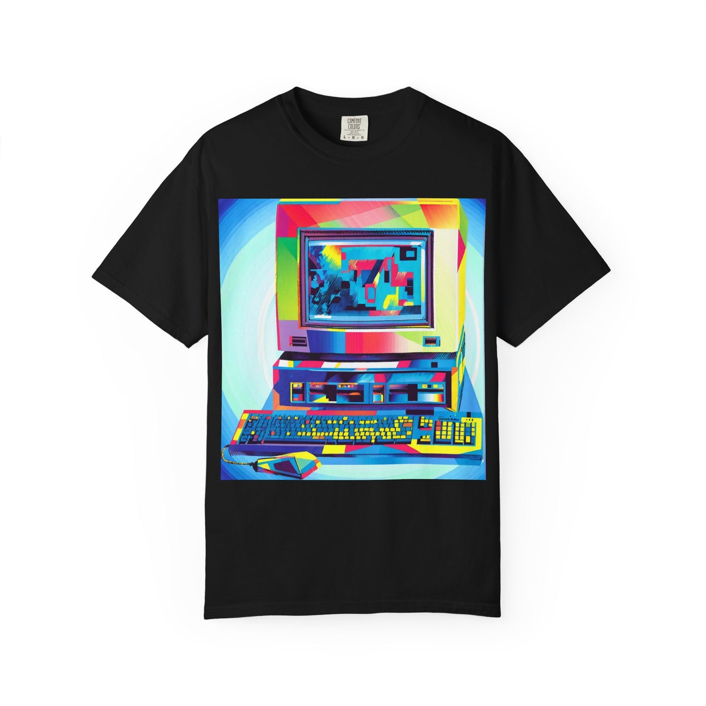 Classic business machine inspired T-Shirt | Multi-Color Art | Ideal for tech enthusiasts and collectors