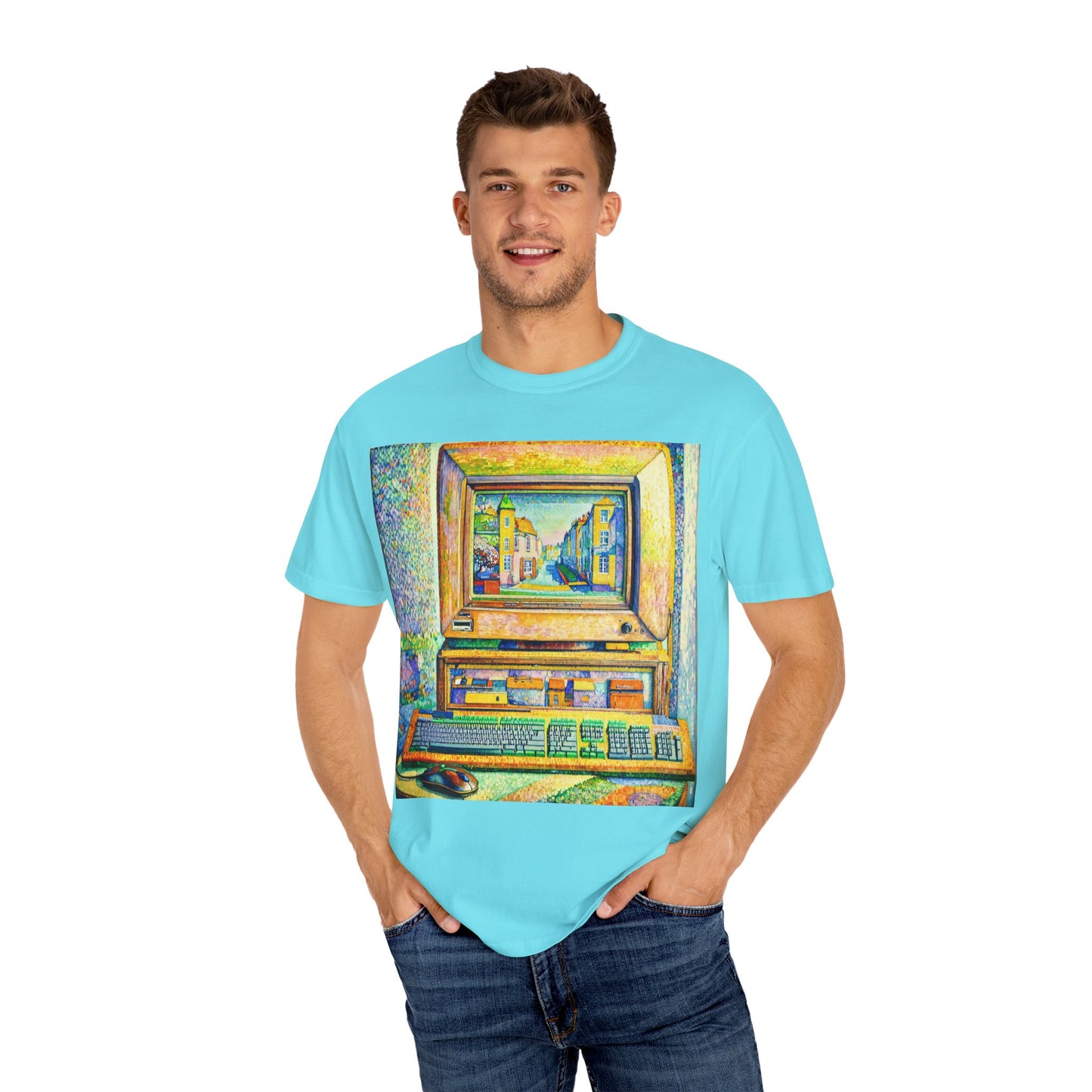 Classic business machine inspired T-Shirt | Modern Art | Ideal for tech enthusiasts and collectors