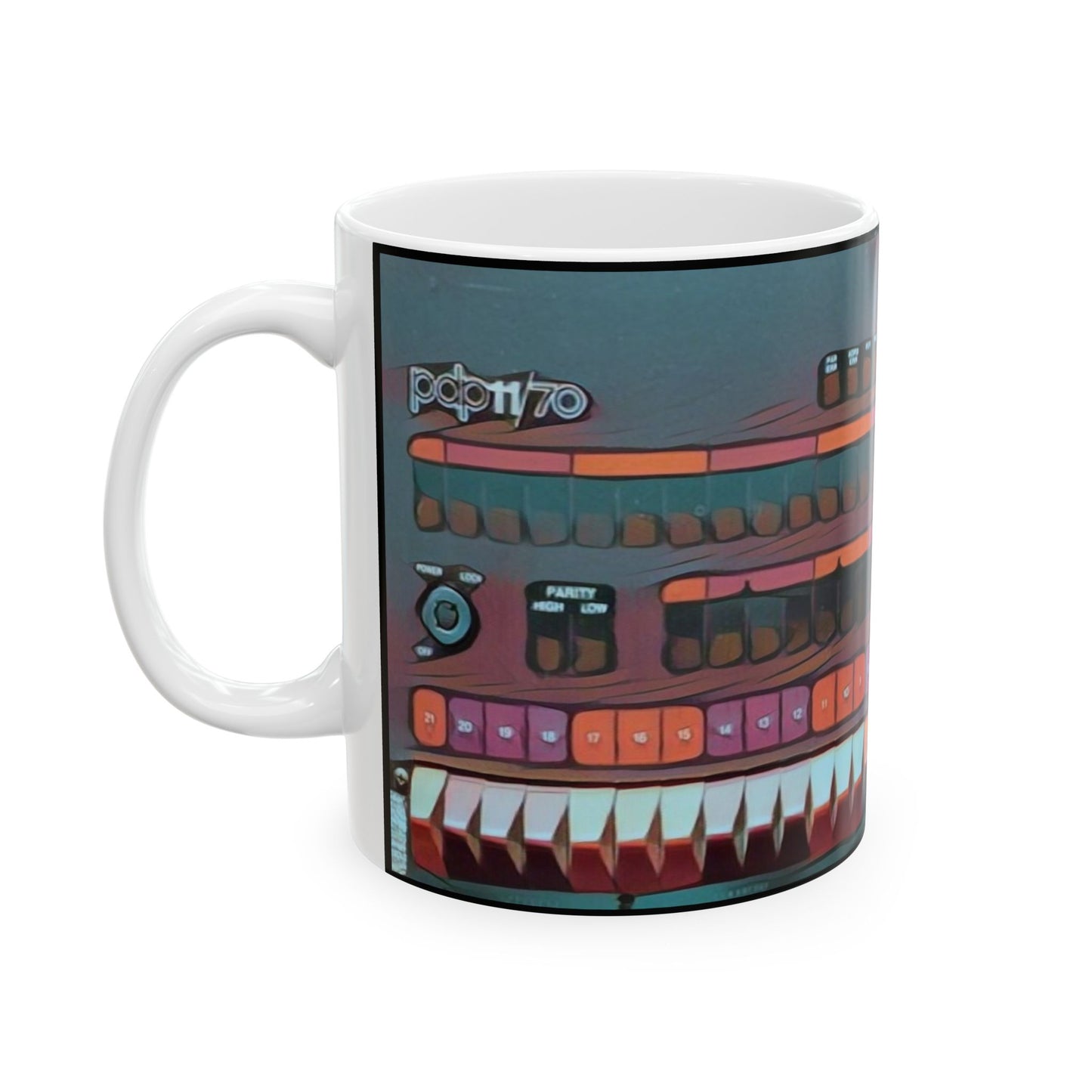 Classic Mini Computer Mug | Print Art | Perfect for Tech Lovers